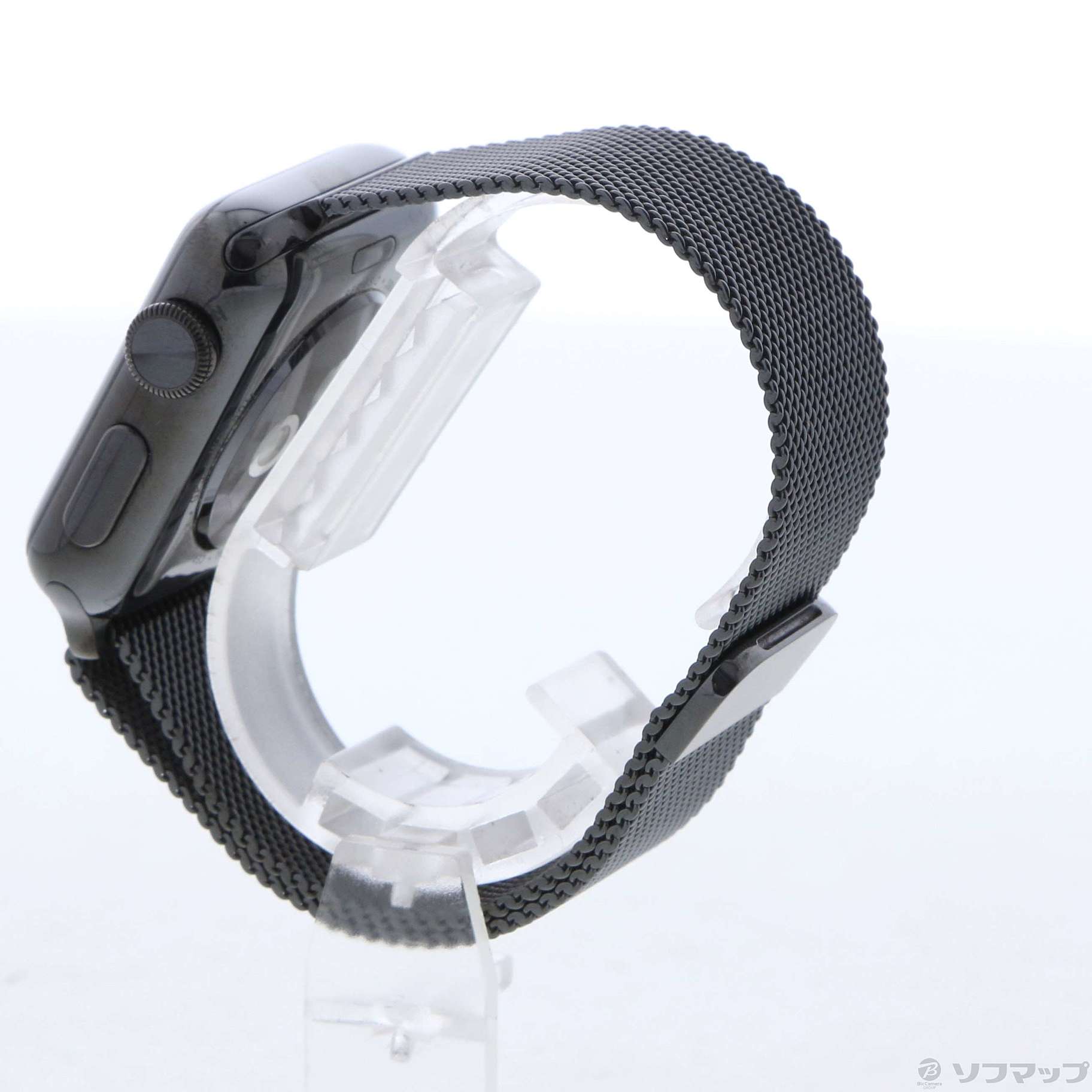 Apple Watch Series 2 38mm スペースブラックステンレススチールケース スペースブラックミラネーゼループ