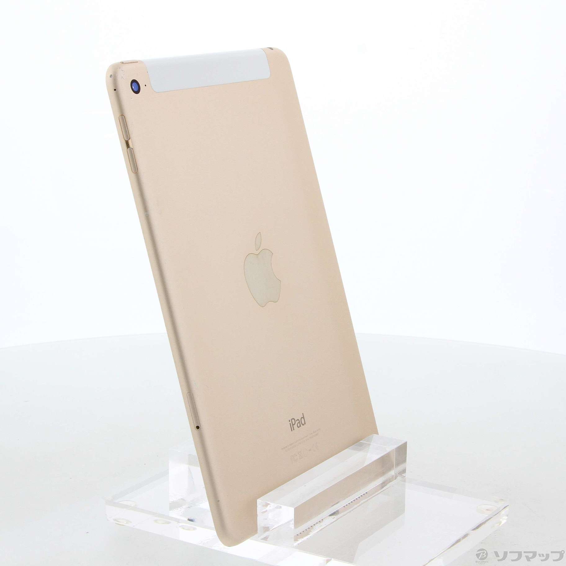 中古】iPad mini 4 128GB ゴールド MK782J／A docomoロック解除SIM