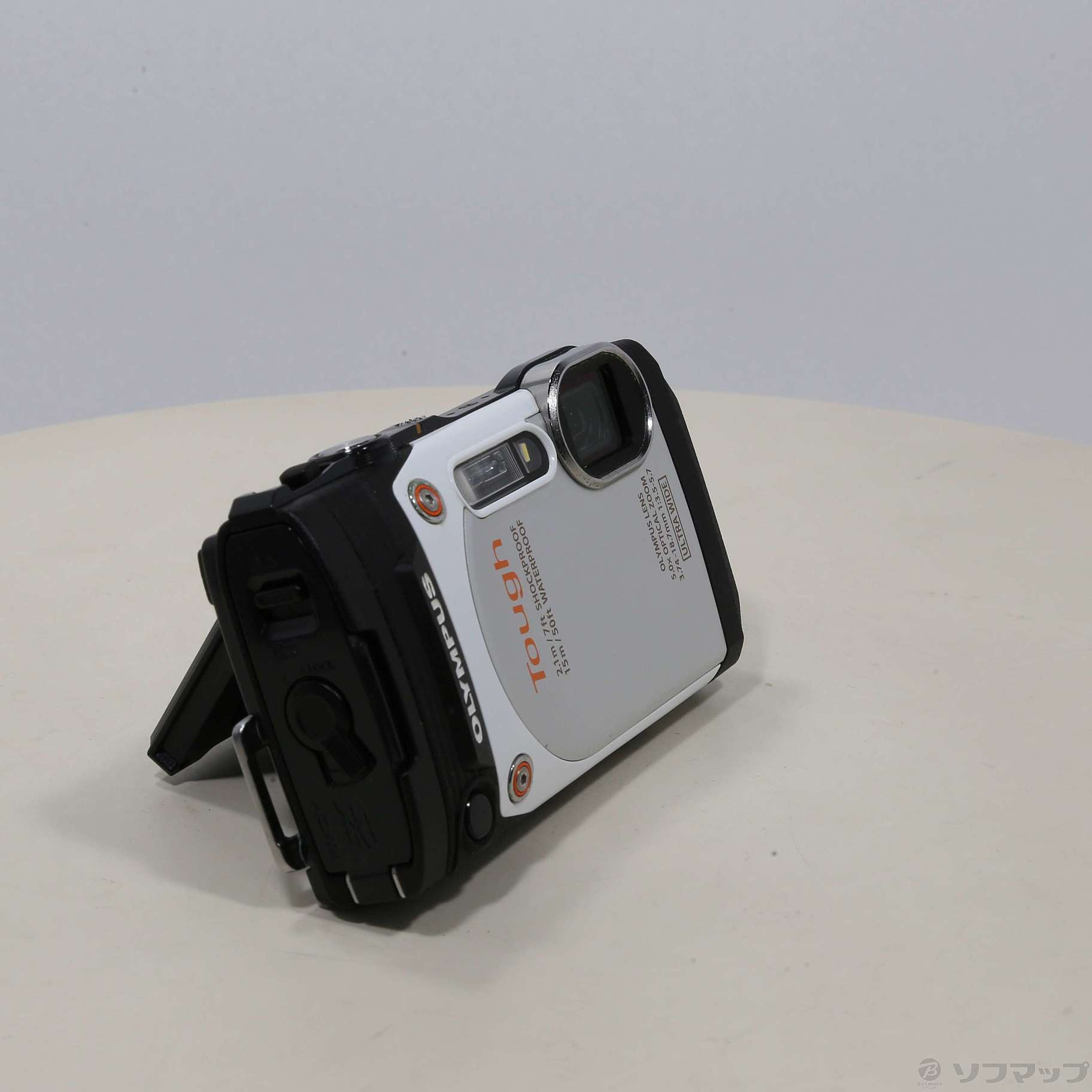 中古】OLYMPUS STYLUS TG-860 Tough WHT (1600万画素／5倍／ホワイト