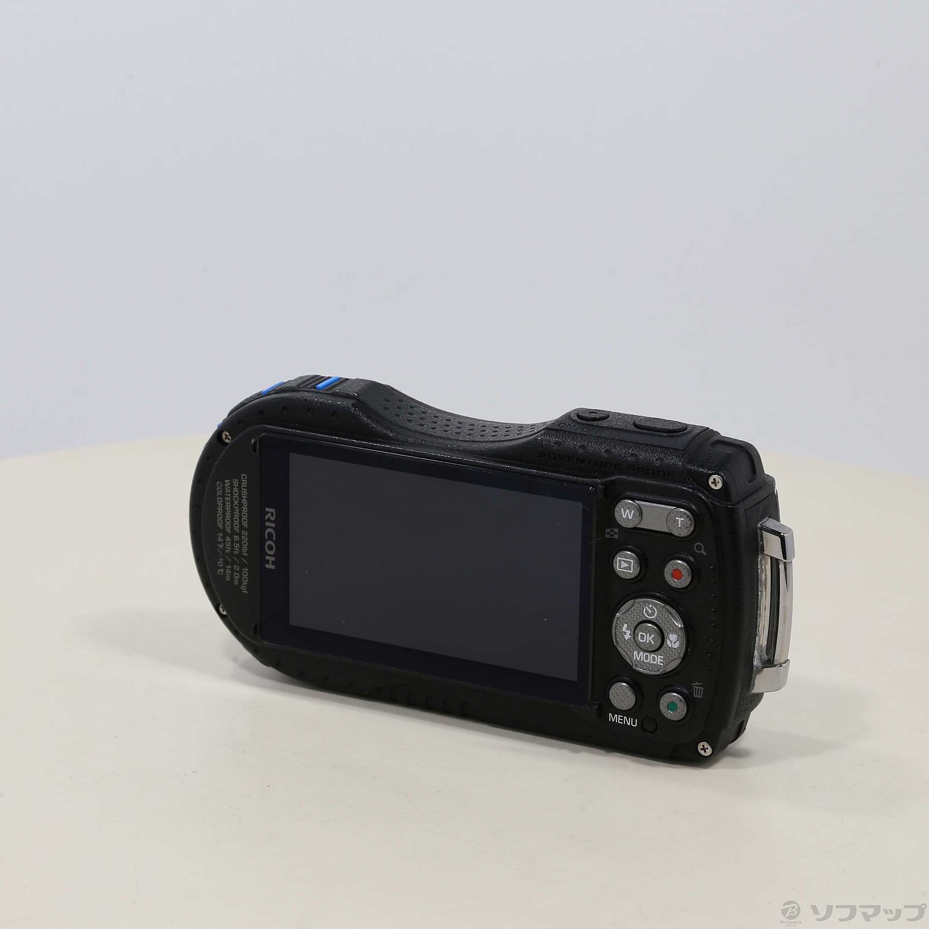 RICOH WG-4 GPS (1600万画素／4倍／防水／ブルー／SDXC)