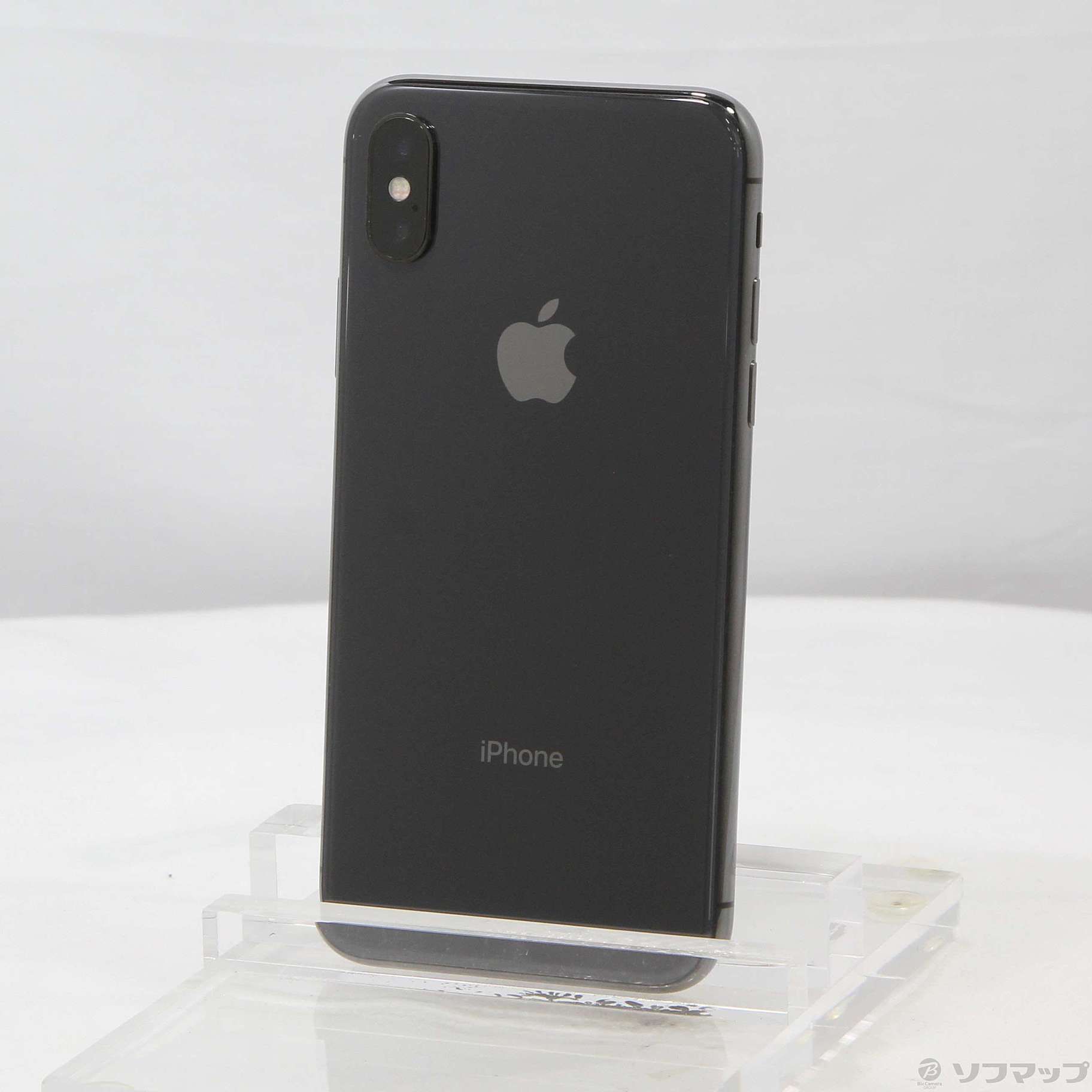 中古】iPhoneX 64GB スペースグレイ NQAX2J／A SIMフリー 