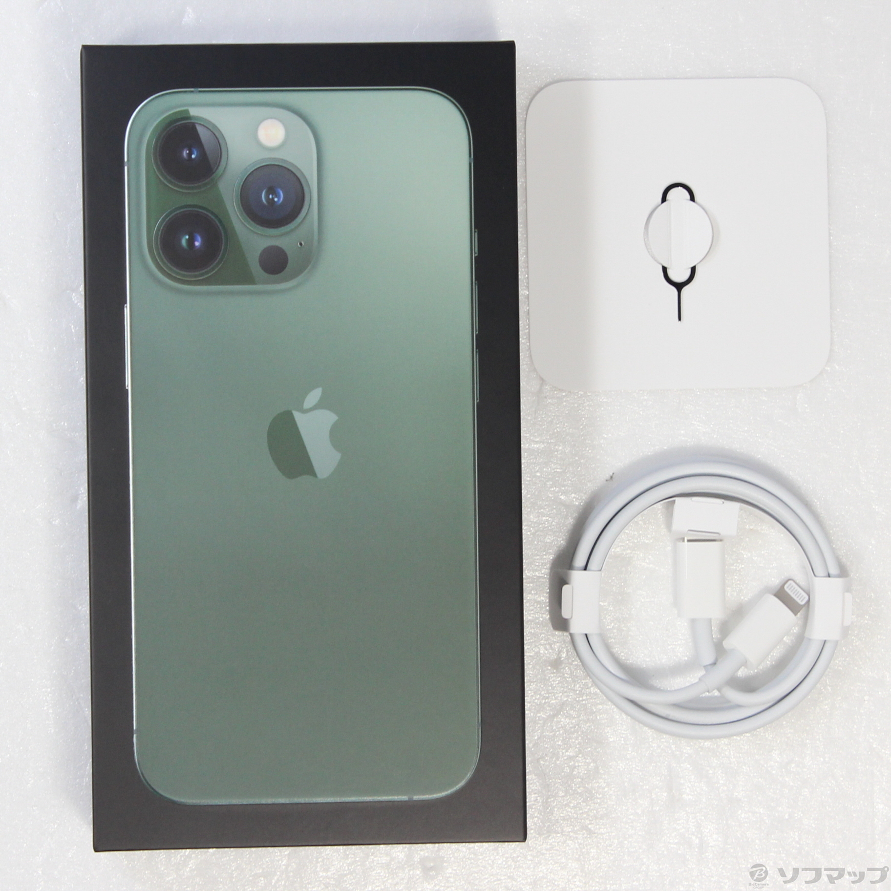 中古】〔展示品〕 iPhone13 Pro 128GB アルパイングリーン 3K556J／A 