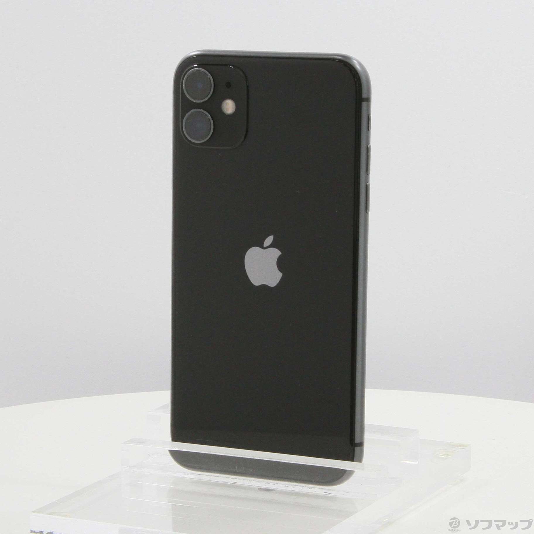 中古】iPhone11 64GB ブラック MWLT2J／A SIMフリー [2133043067513