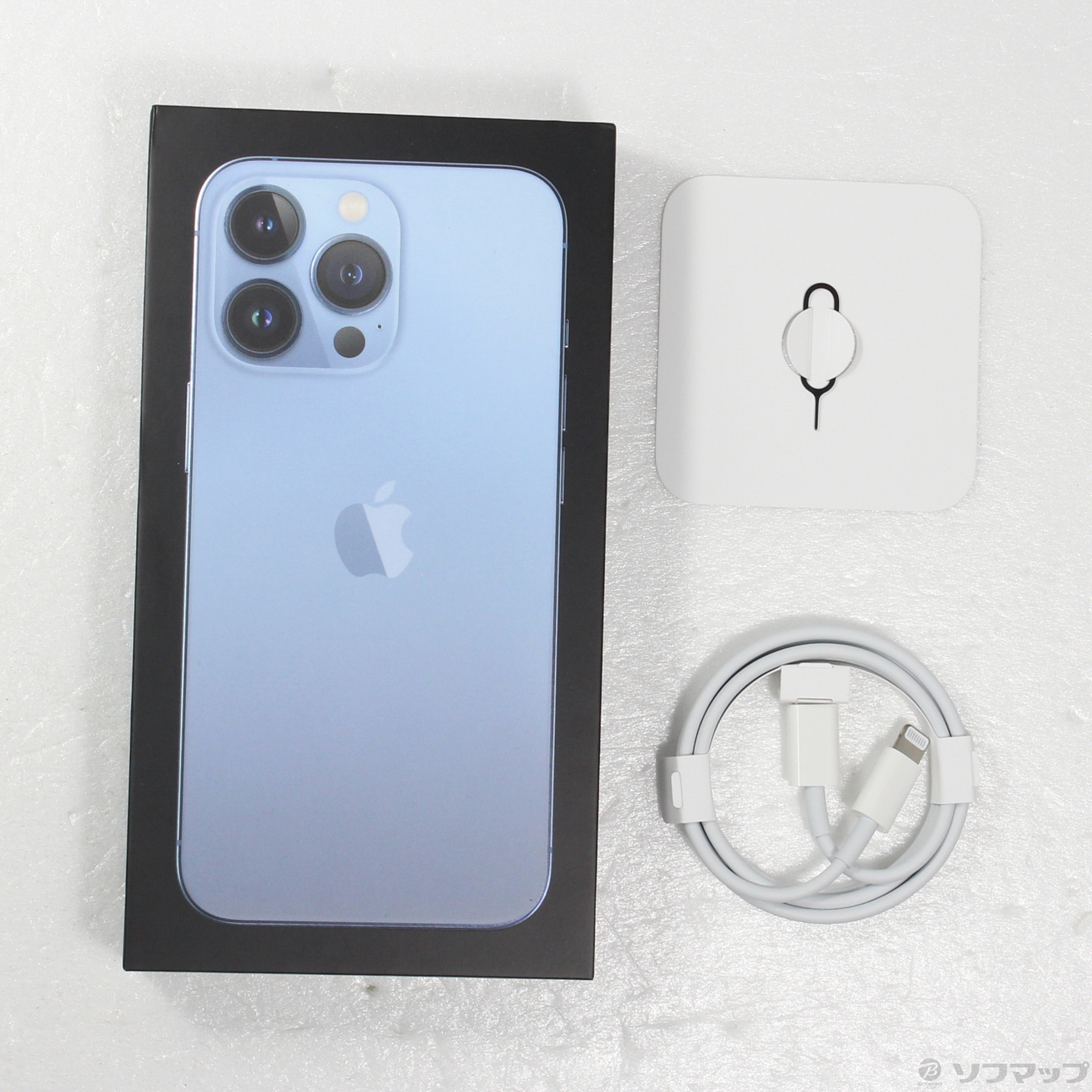 iPhone13Pro スマートフォン 本体 トリプルカメラ シエラブルー中古 iPhone 13 Pro Max - 128GB シエラブルー SIMフリー｜iPhoneの中古は