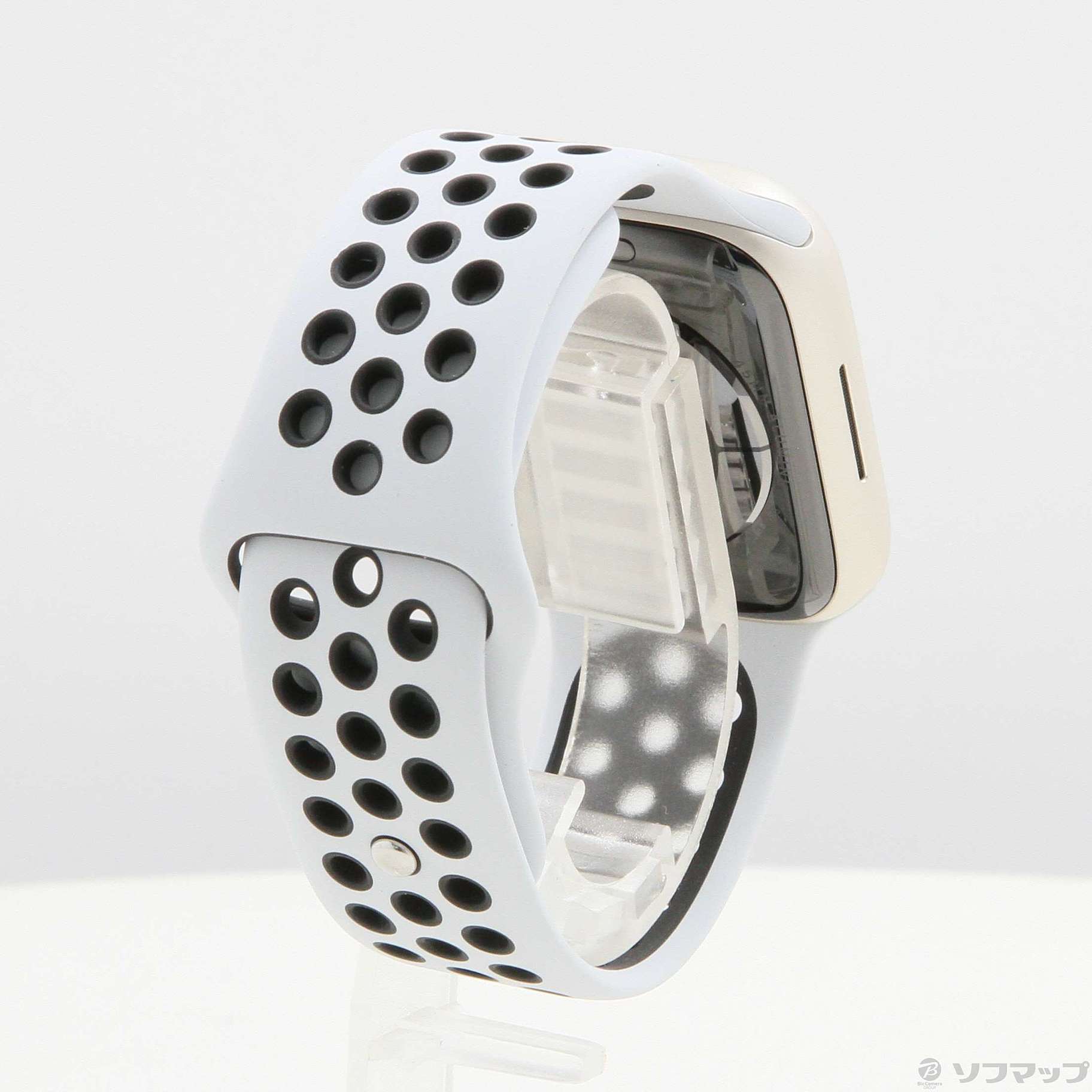 中古】Apple Watch Series 7 Nike GPS 45mm スターライトアルミニウム