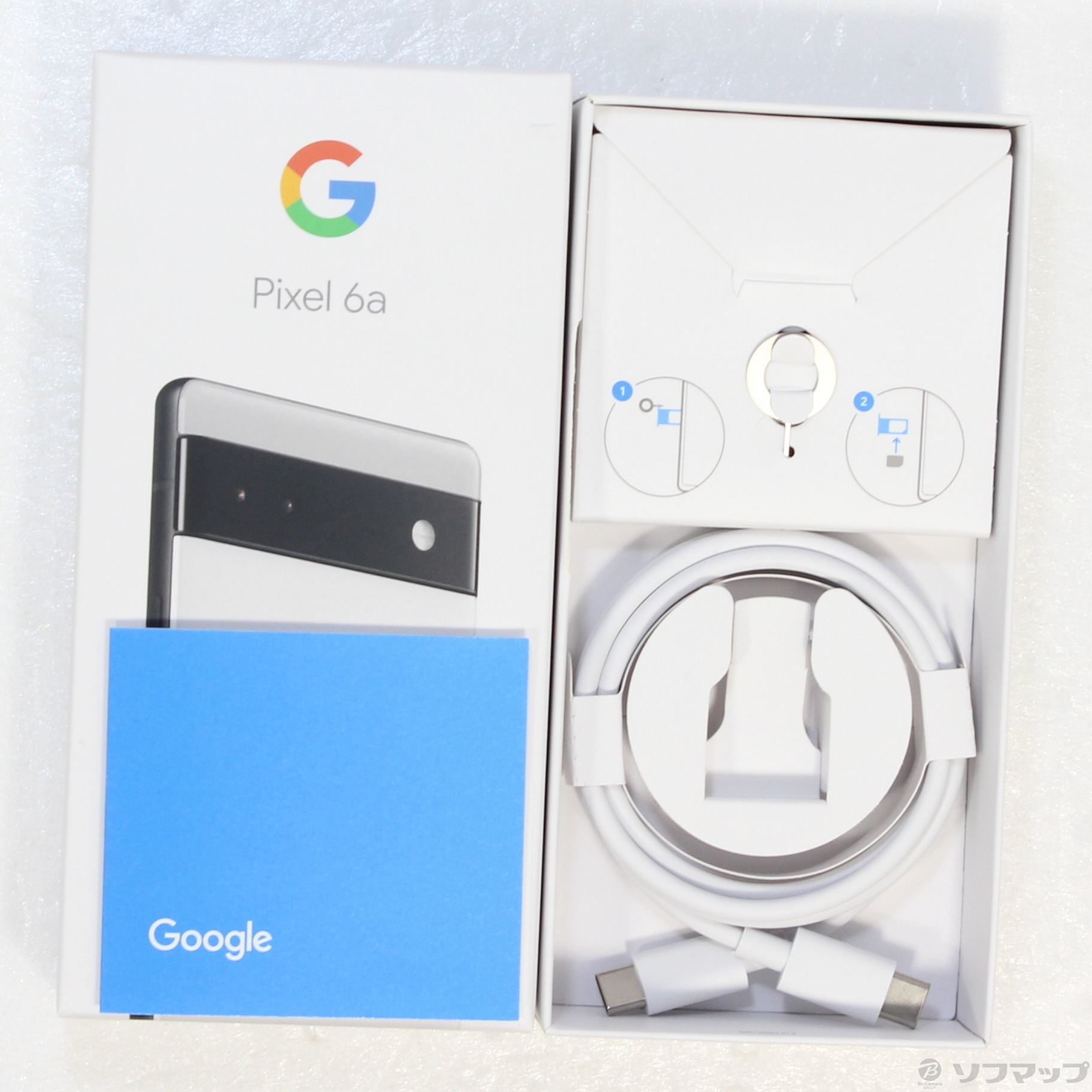 中古】Google Pixel 6a 128GB チョーク GA03714 auロック解除SIMフリー