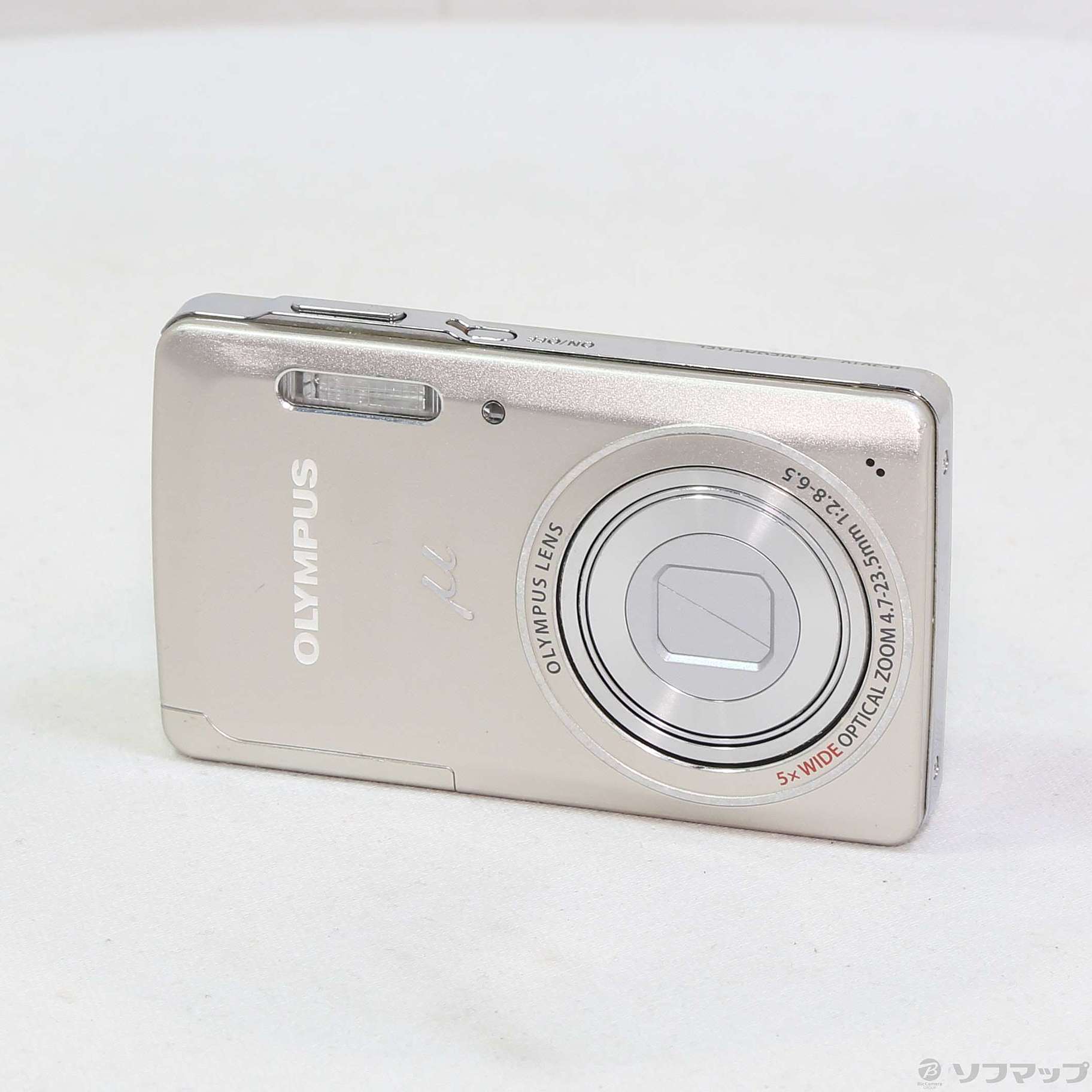 中古】μ5010 (1400万画素／5倍／SDHC／チタニウムシルバー