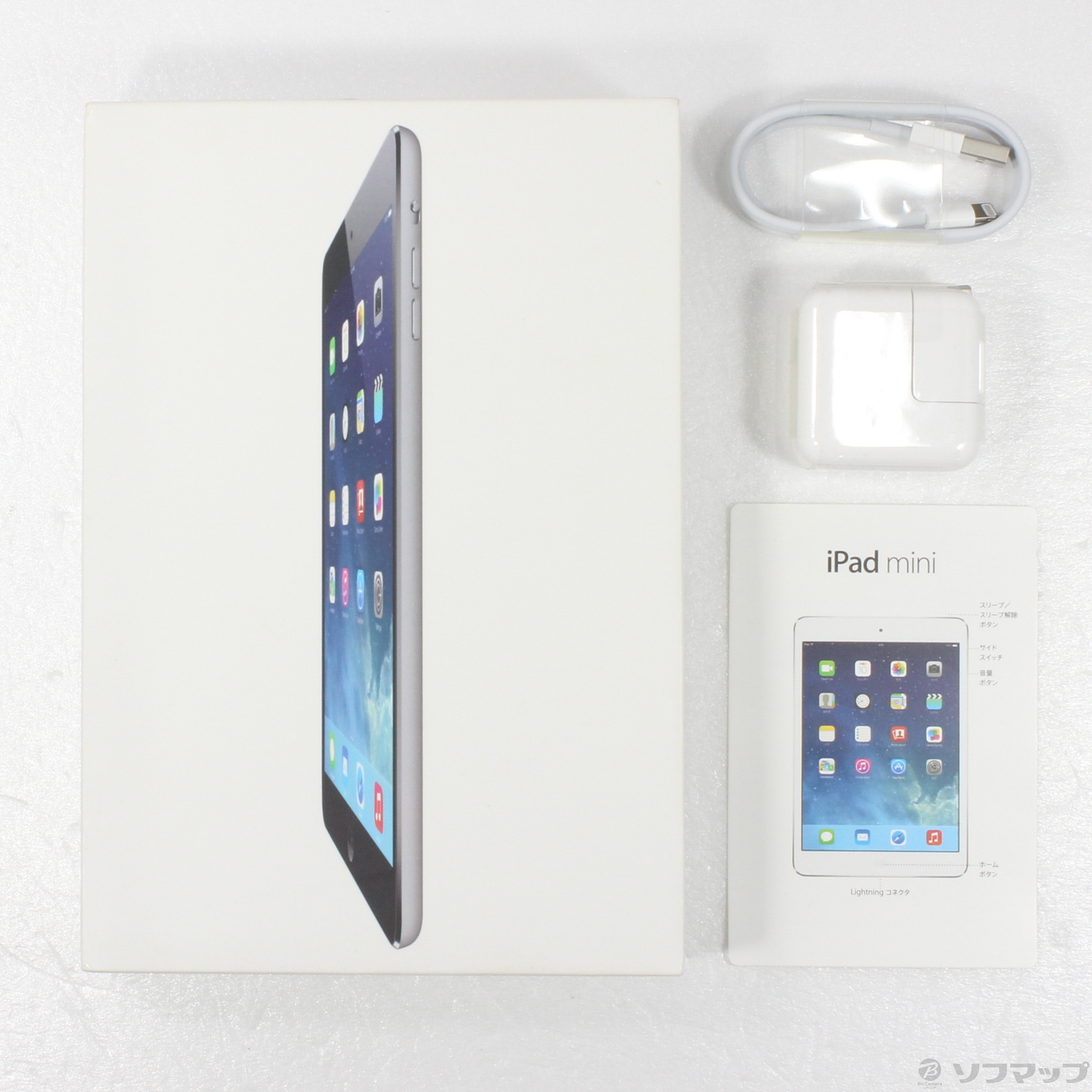 中古】発掘市 iPad mini 2 32GB スペースグレイ ME277J／A Wi-Fi