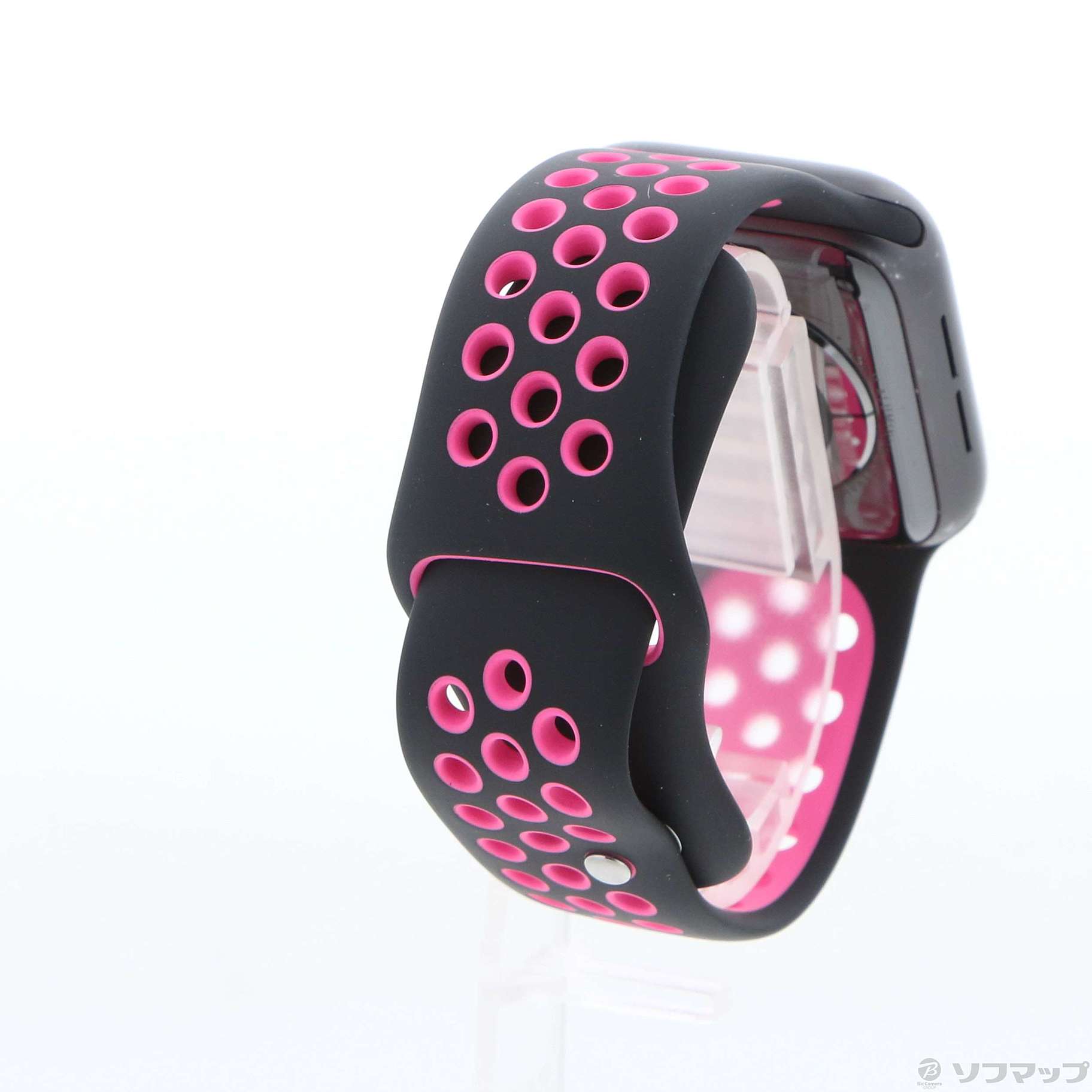 Apple Watch SE 第1世代 Nike GPS 40mm スペースグレイアルミニウムケース ブラック／ピンクブラストNikeスポーツバンド