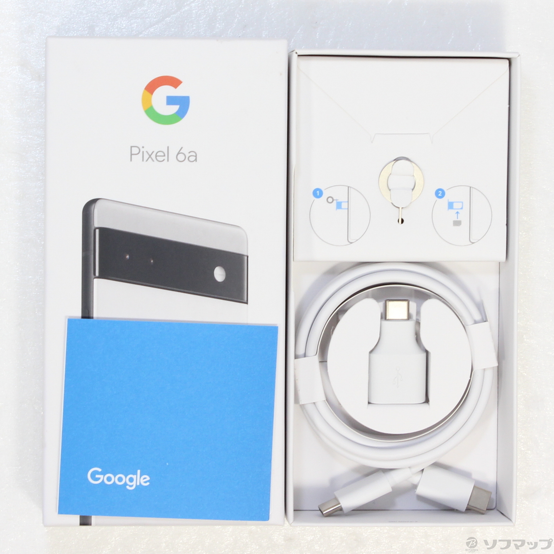 中古】Google Pixel 6a 128GB チョーク GA03714 auロック解除SIMフリー