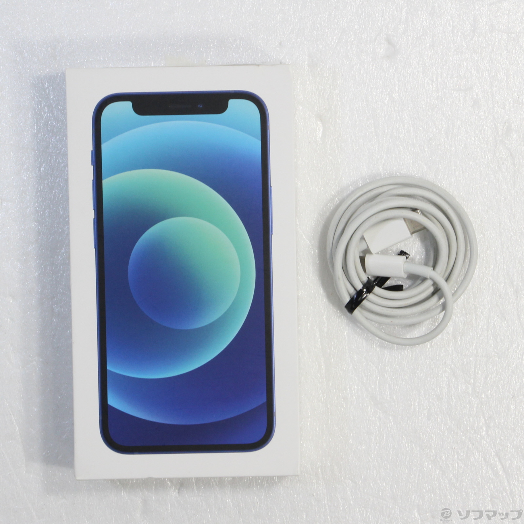 中古】iPhone12 mini 128GB ブルー MGDP3J／A SIMフリー