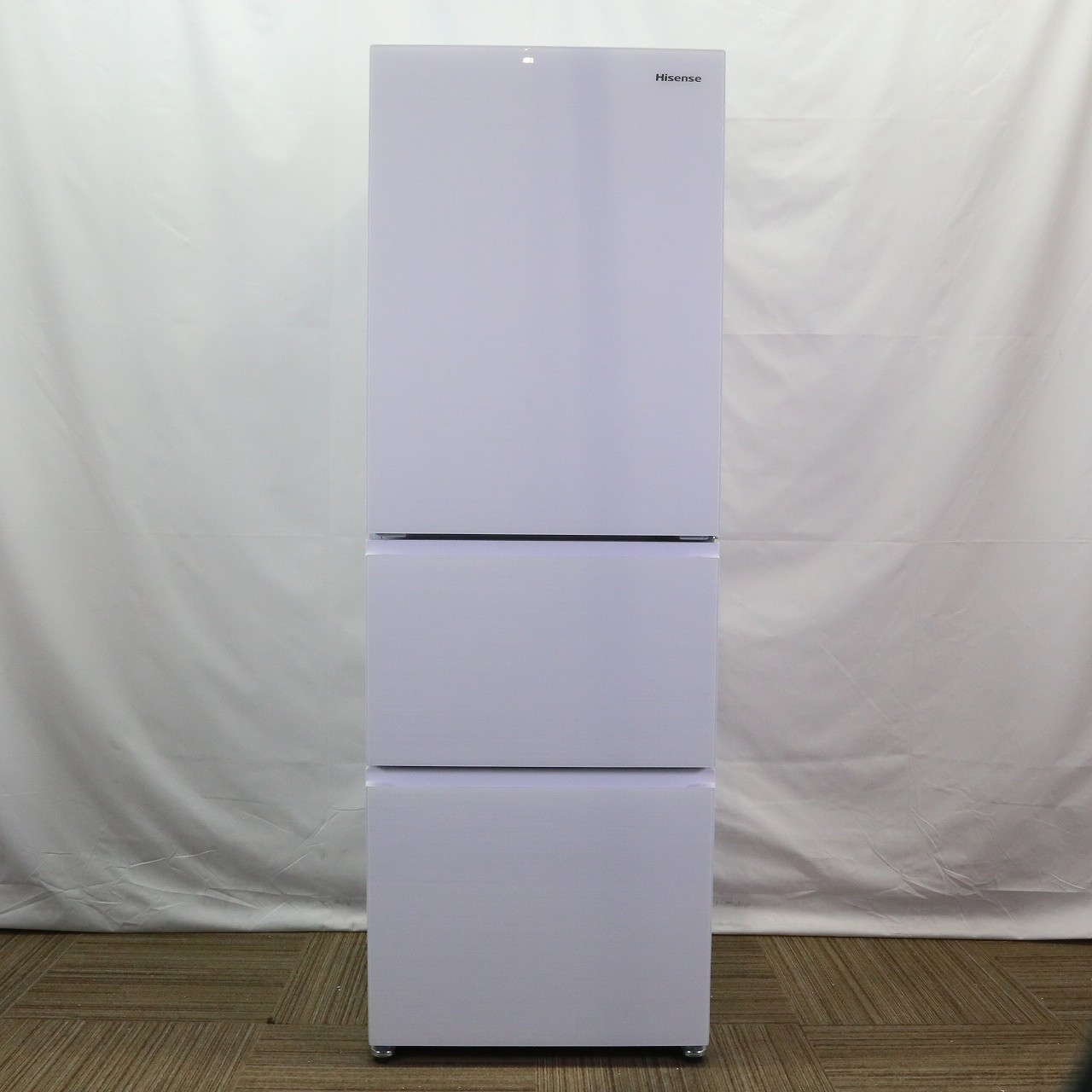 ハイセンス 冷蔵庫 ３ドア 右開き ３５８Ｌ HR-G3601W ガラスホワイト