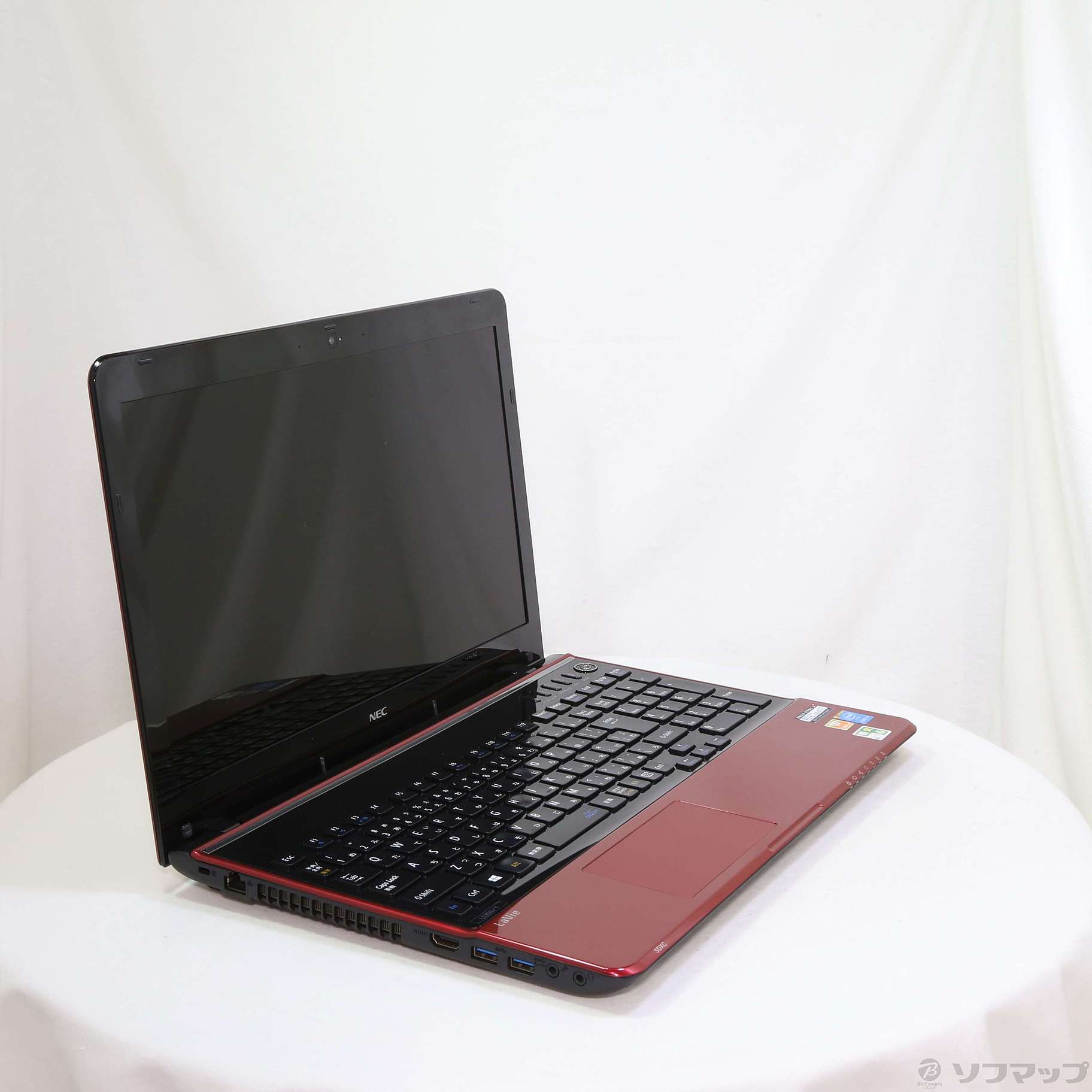 中古】格安安心パソコン LaVie S PC-LS350TSR ルミナスレッド 