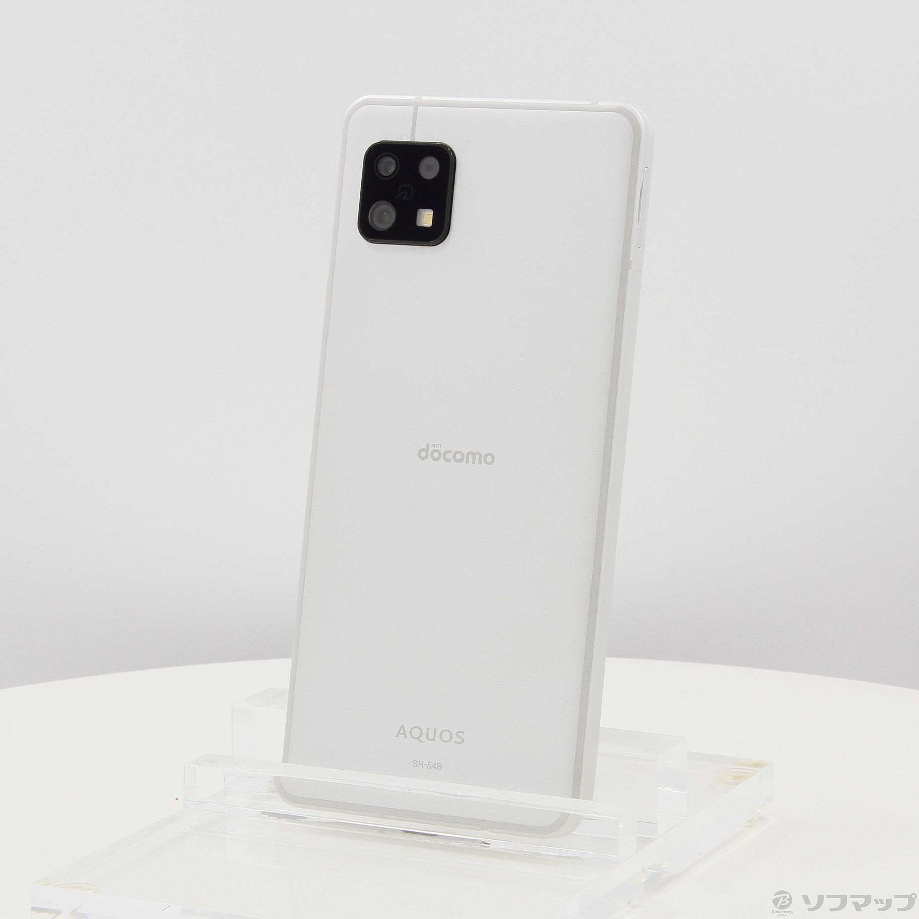 中古】AQUOS sense6 64GB シルバー SH-54B docomoロック解除SIMフリー