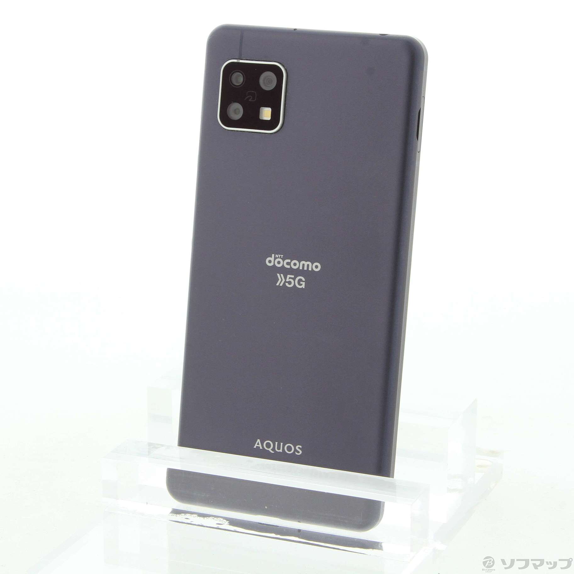 中古】AQUOS sense5G 64GB ニュアンスブラック SH-53A docomoロック