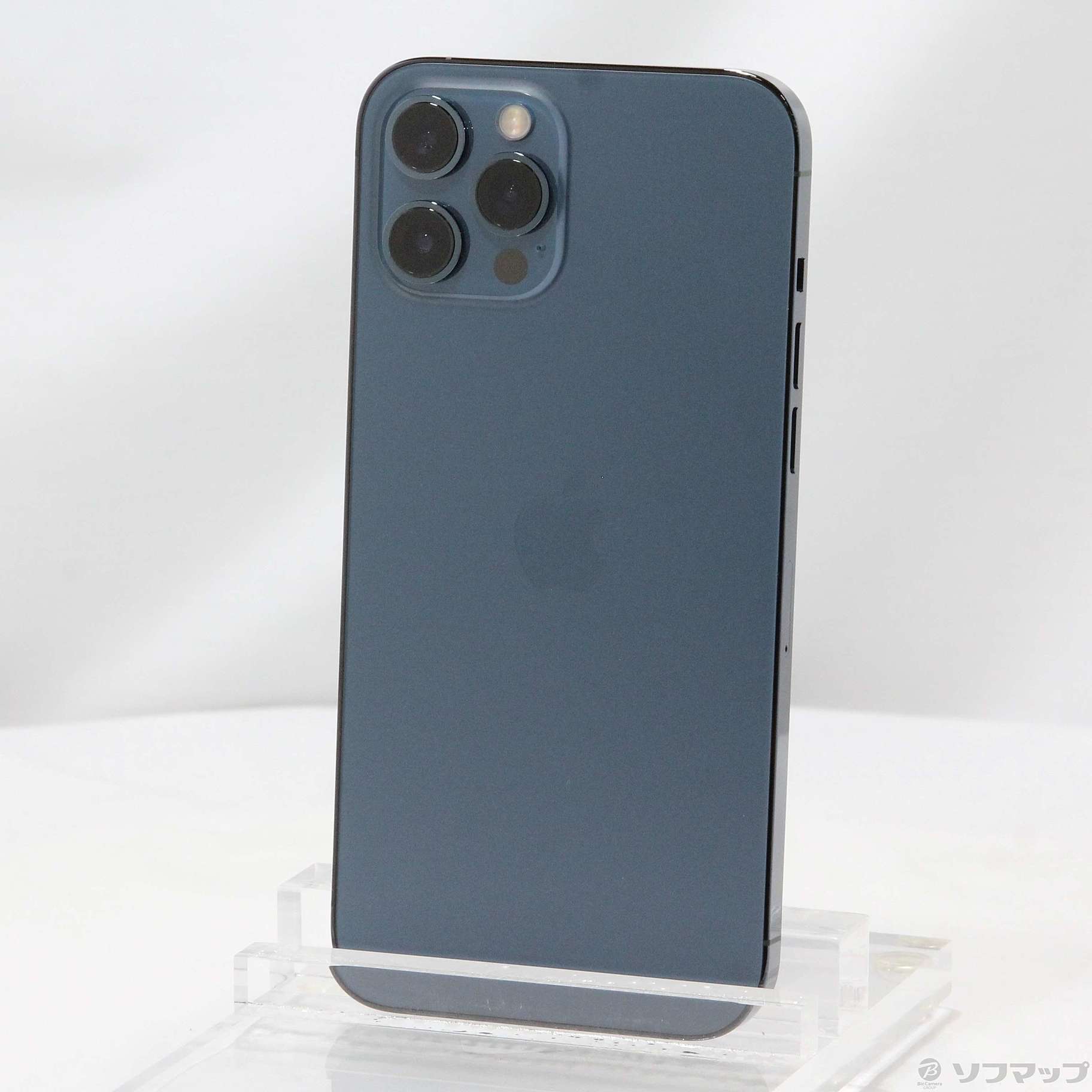 中古】iPhone12 Pro Max 512GB パシフィックブルー MGD63J／A SIM