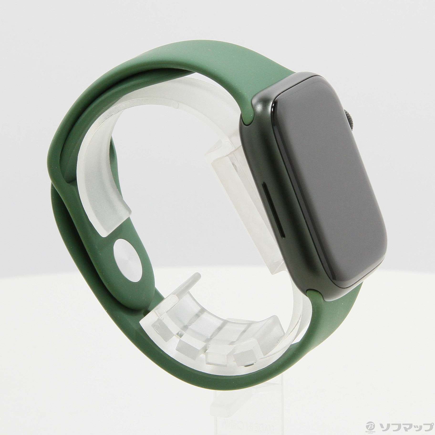 Apple Watch Series 7 GPS 45mm グリーンアルミニウムケース クローバースポーツバンド