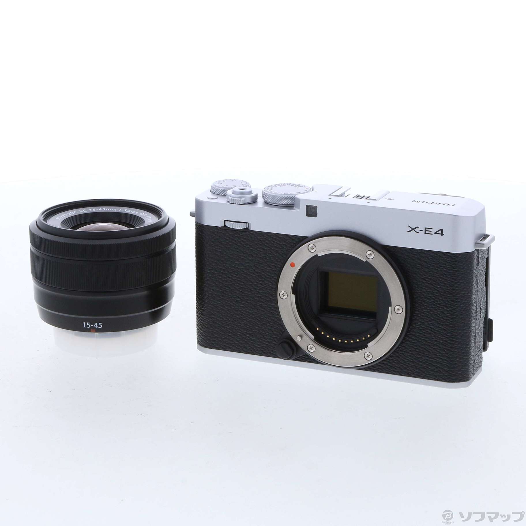 中古】〔展示品〕 FUJIFILM X-E4 XC15-45mmレンズキット シルバー ◇10 