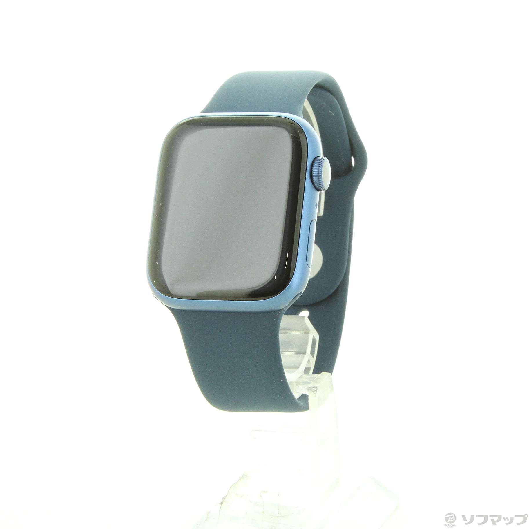 〔中古品〕 Apple Watch Series 7 GPS 45mm ブルーアルミニウムケース アビスブルースポーツバンド