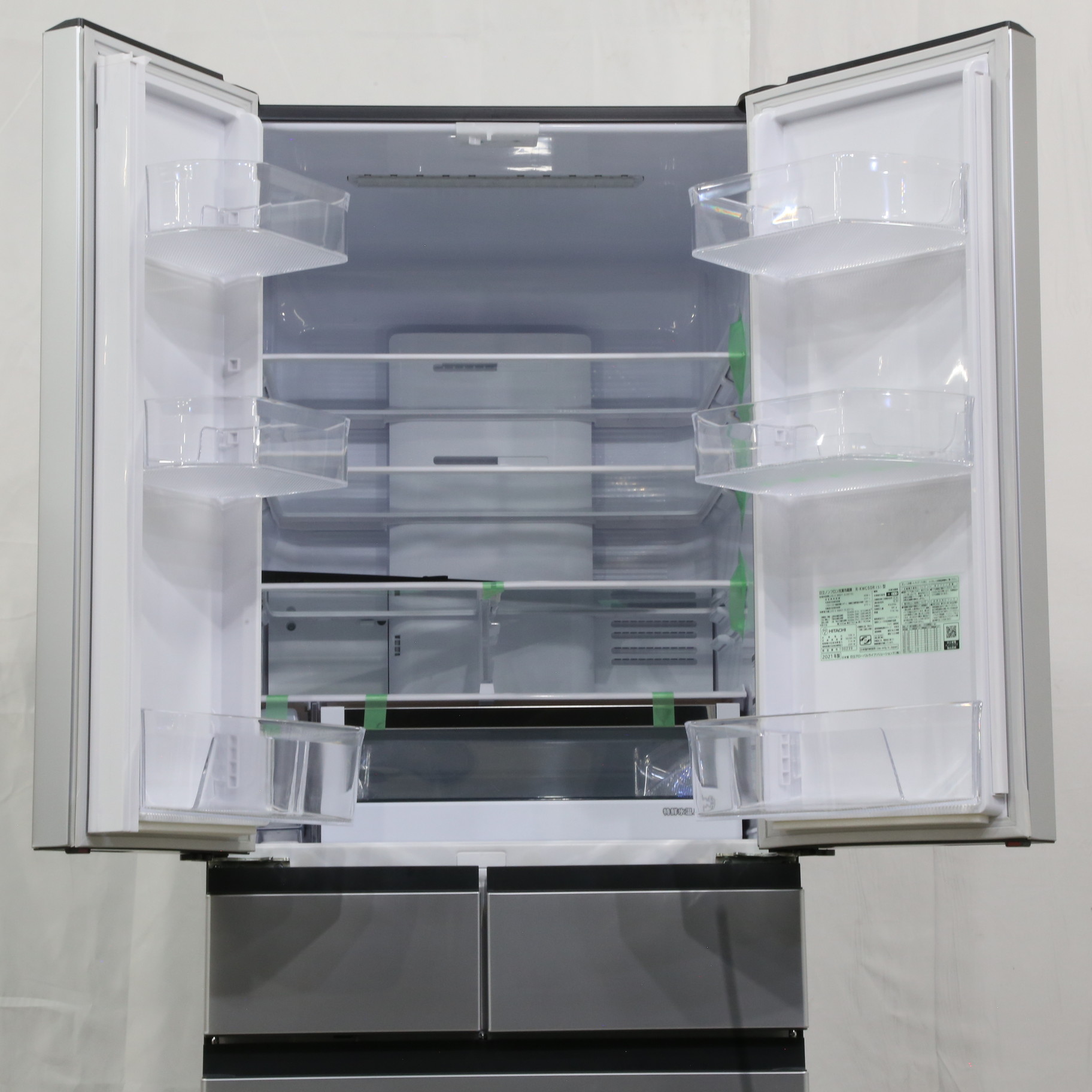 中古】〔展示品〕 冷蔵庫 KWCタイプ ブラストシルバー R-KWC50R-S ［6 