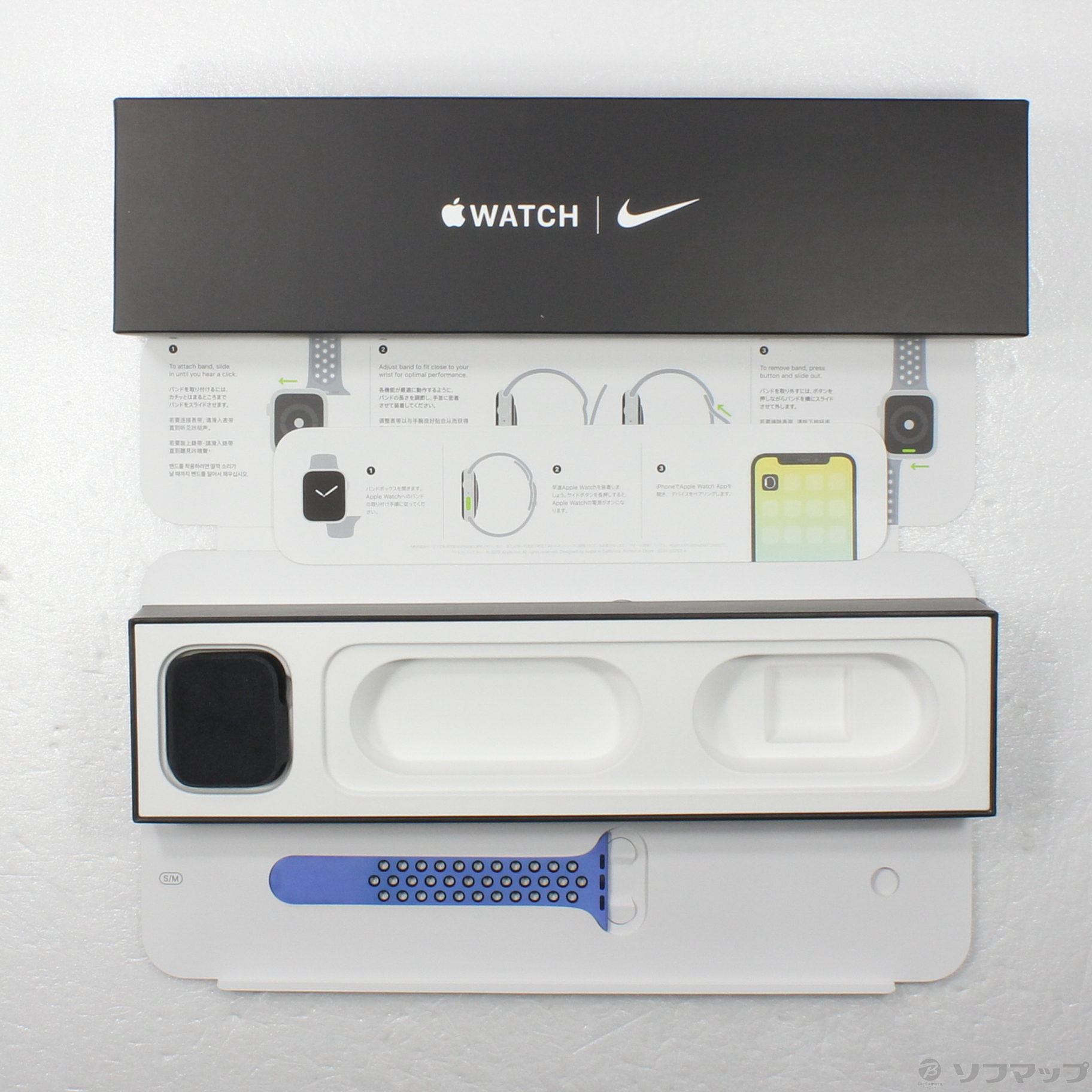 中古】Apple Watch Series 5 Nike GPS 44mm スペースグレイ