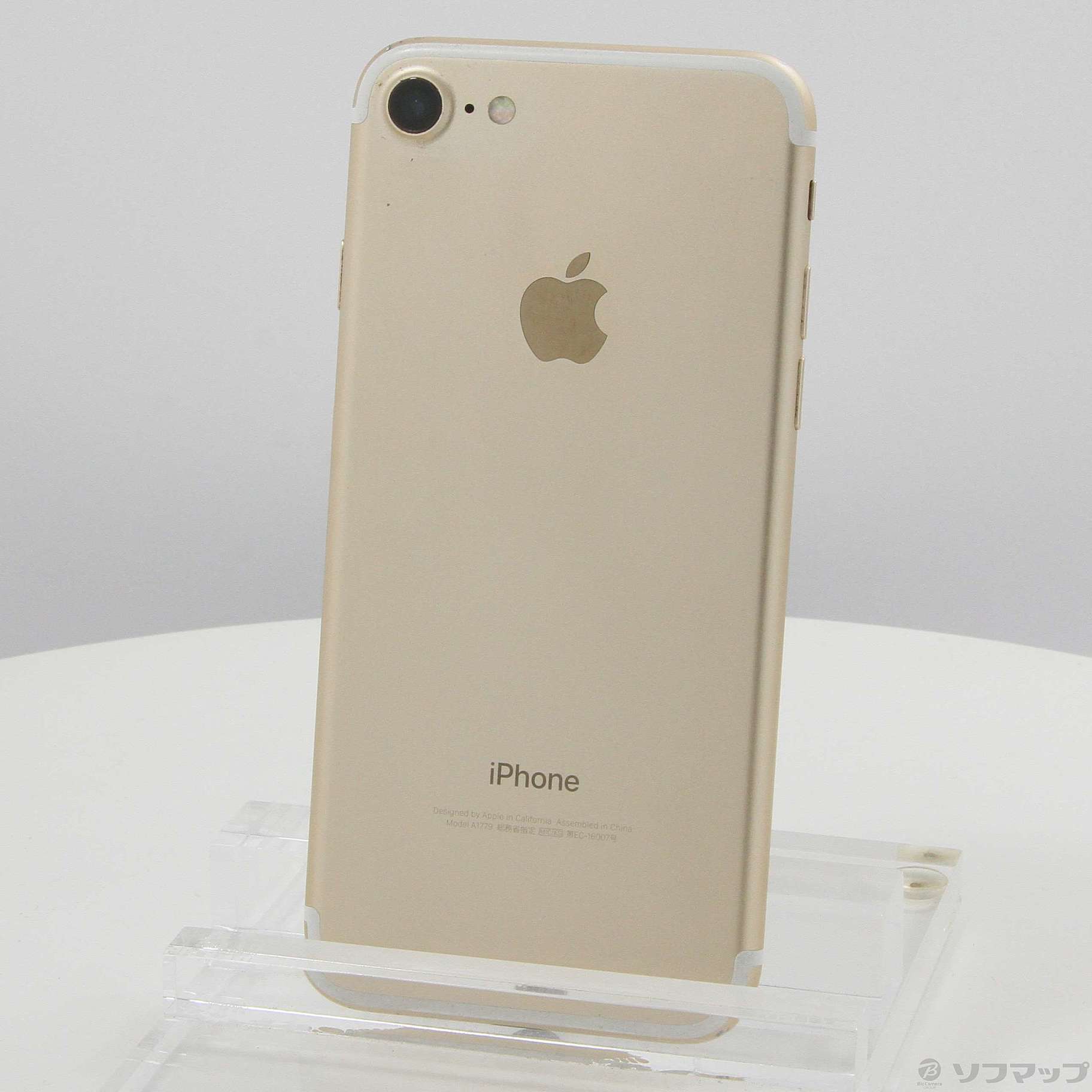 リバーシブルタイプ iPhone7 128GB ゴールド GOLD softbank ...