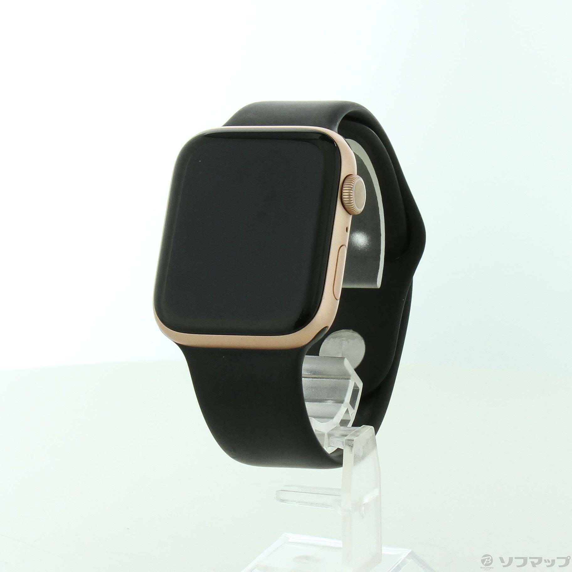 Apple Watch Series 6 GPS 44mm ゴールドアルミニウムケース ブラックスポーツバンド