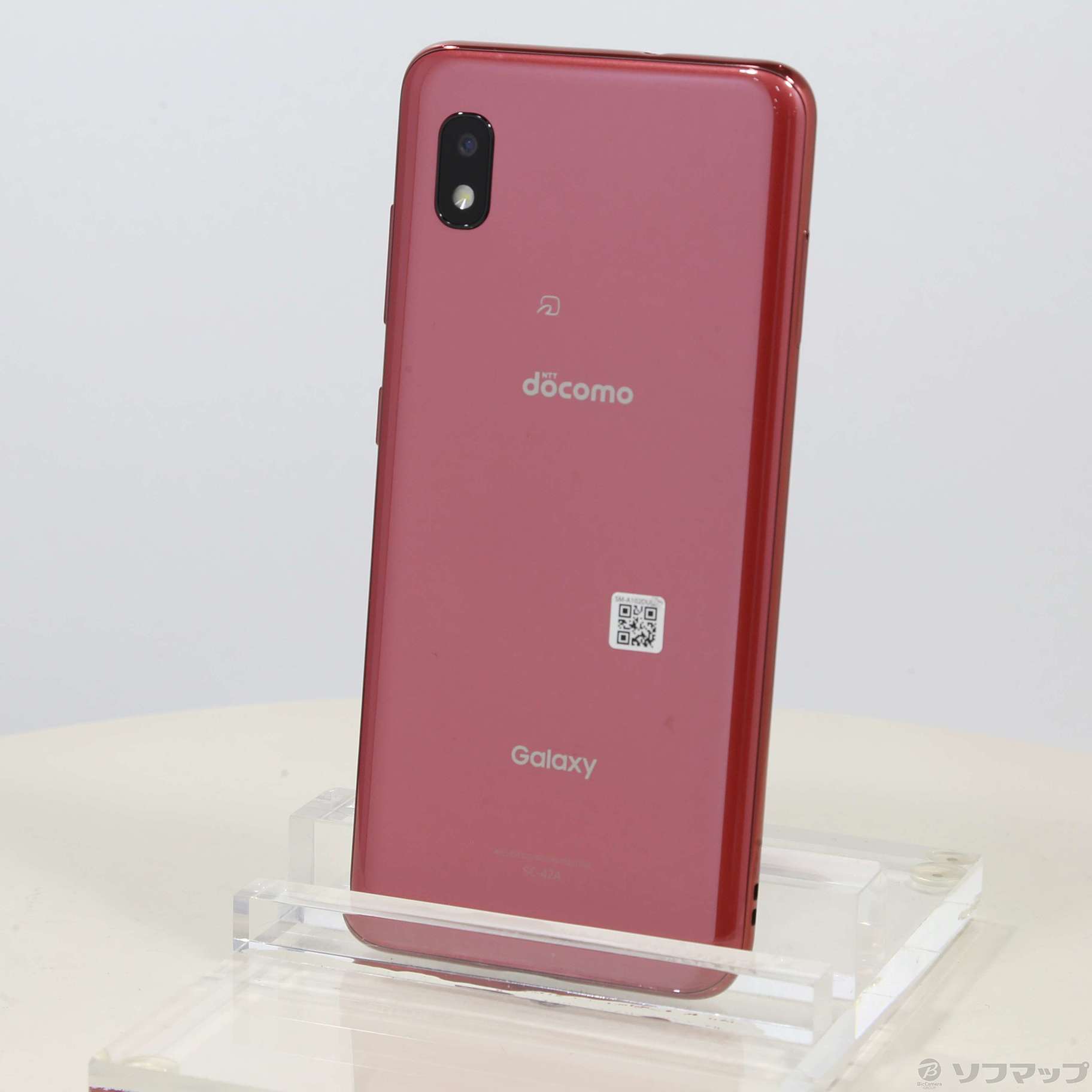 中古】GALAXY A21 64GB レッド SC-42A docomoロック解除SIM