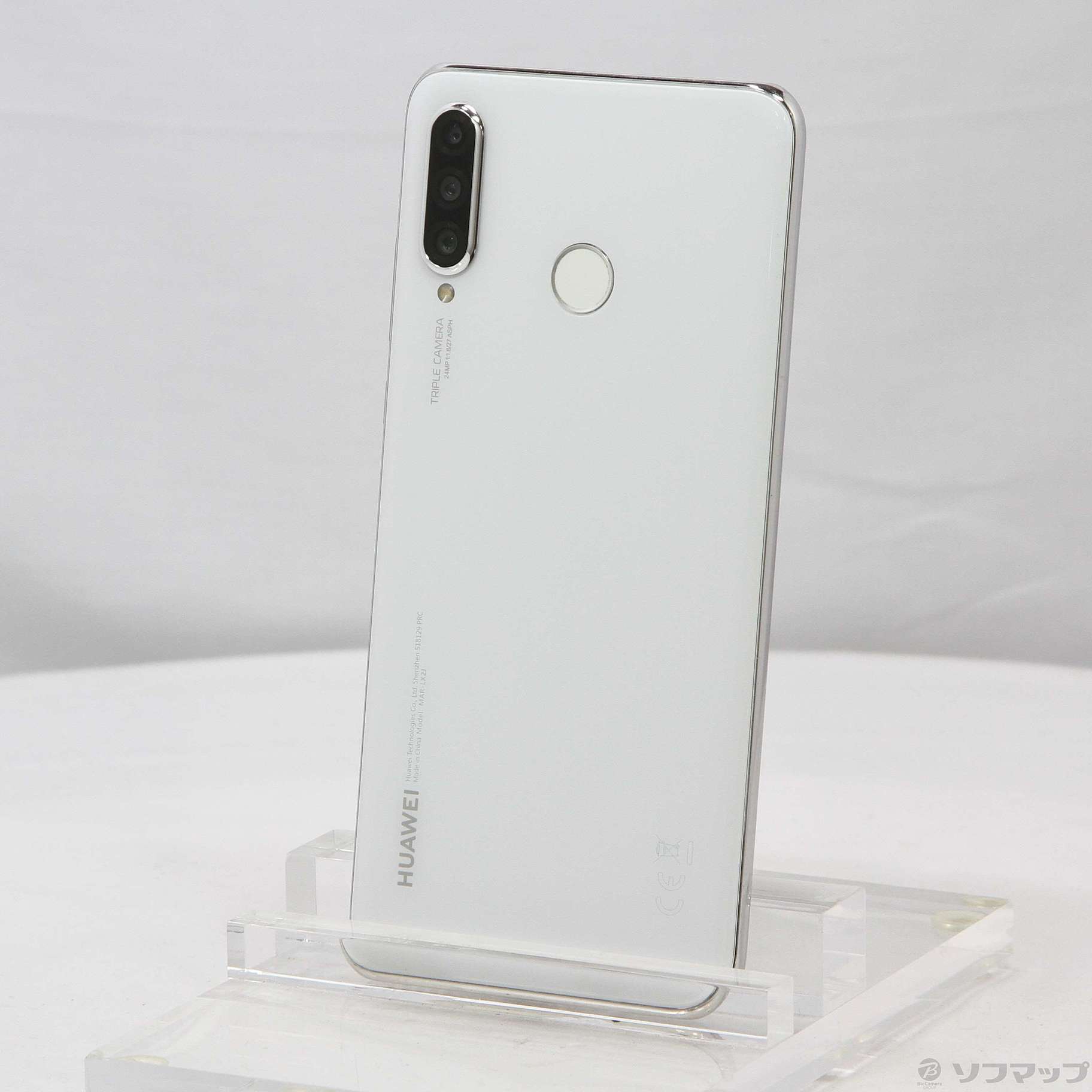 中古】HUAWEI P30 lite 64GB パールホワイト HWSEC3 Y!mobile