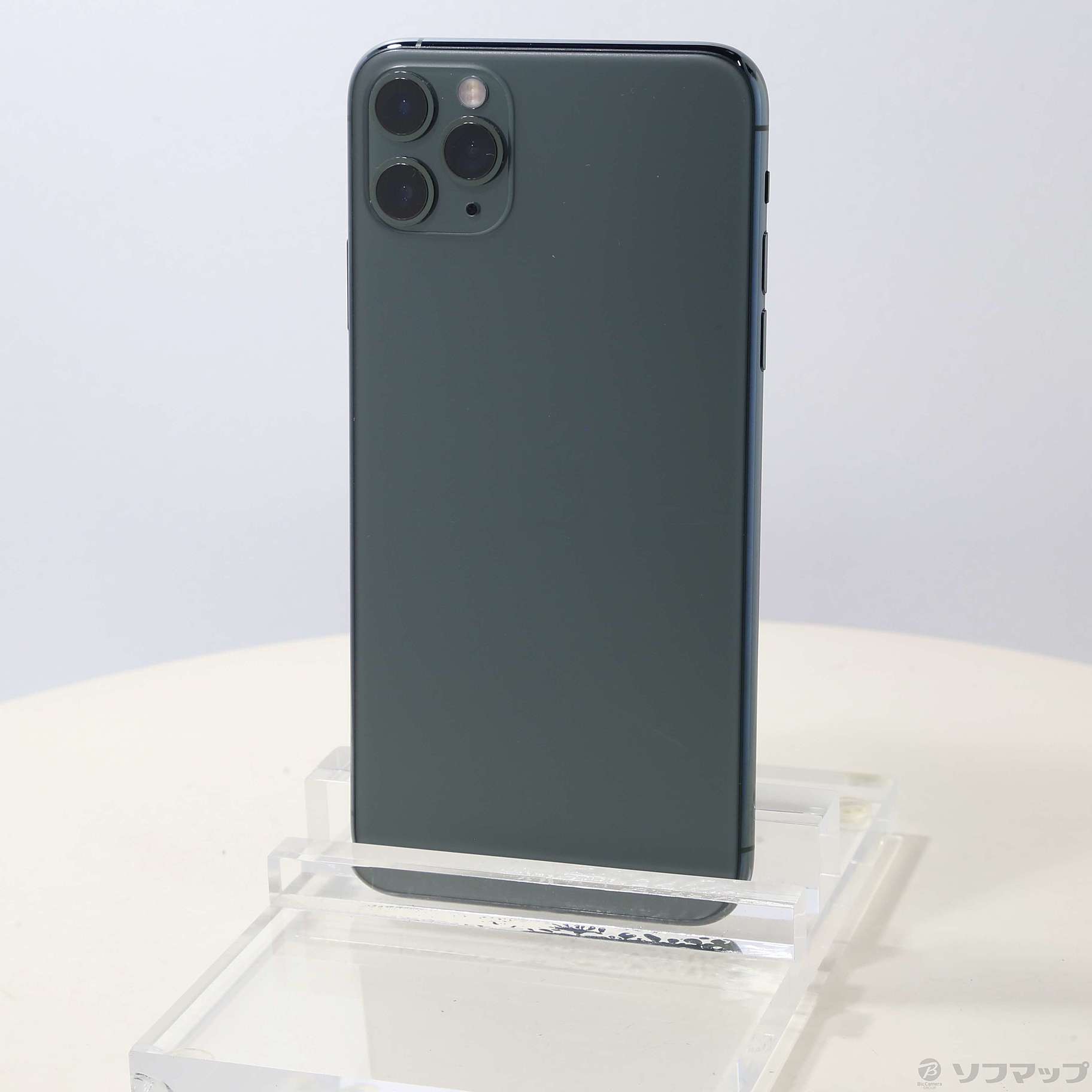 中古】iPhone11 Pro Max 512GB ミッドナイトグリーン MWHR2J／A SIM