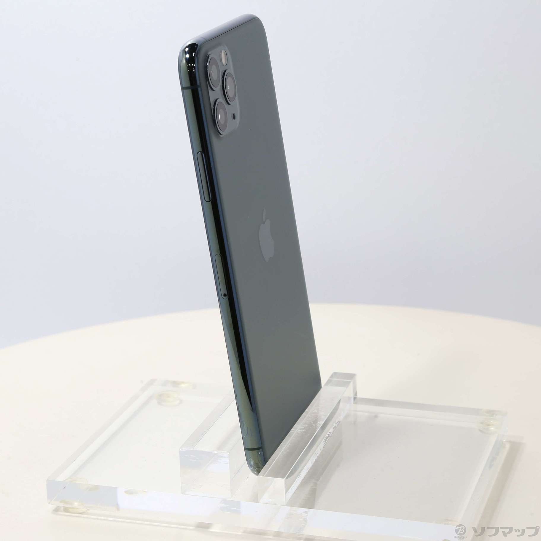 中古】iPhone11 Pro Max 512GB ミッドナイトグリーン MWHR2J／A SIM