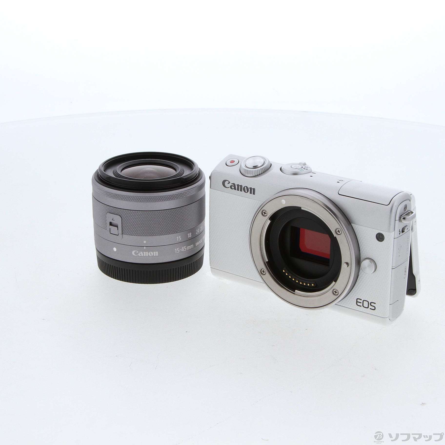 【新品未使用】Canon EOS M100 レンズキット ホワイト