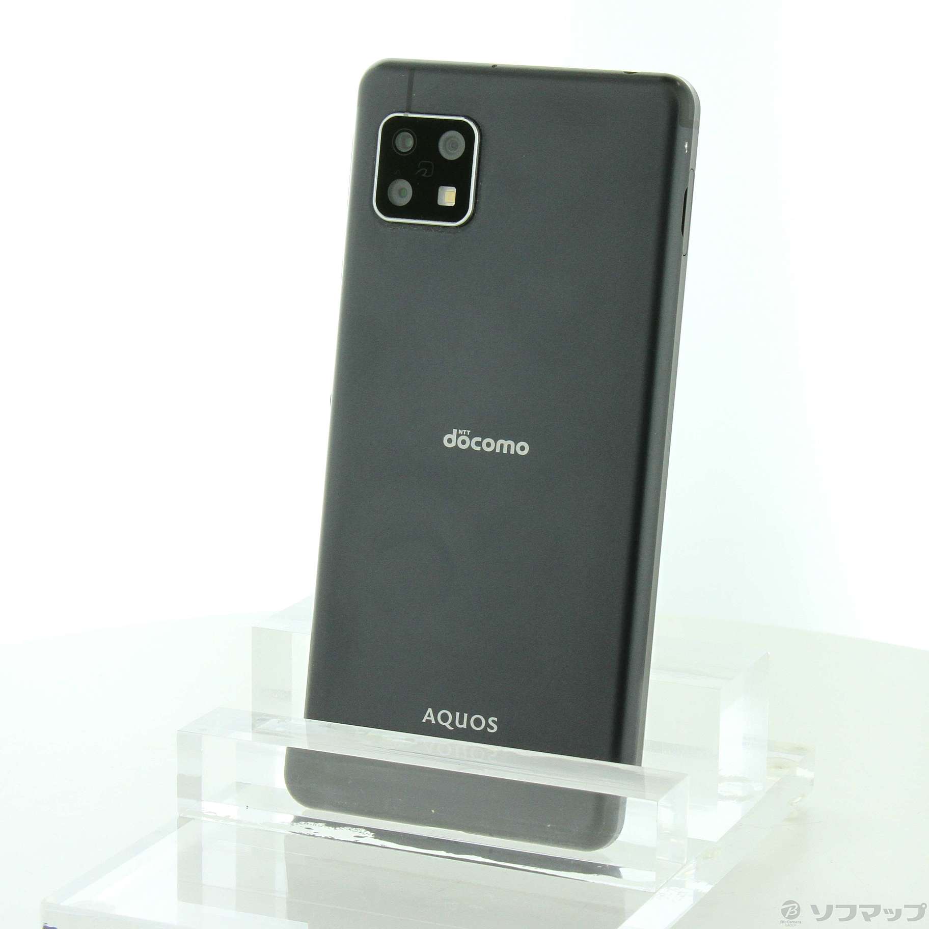 中古】AQUOS sense4 64GB ブラック SH-41A docomoロック解除SIMフリー