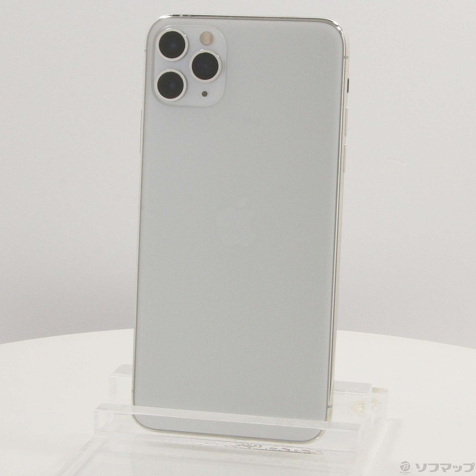 中古】iPhone11 Pro Max 256GB シルバー MWHK2J／A SIMフリー ◇01/21