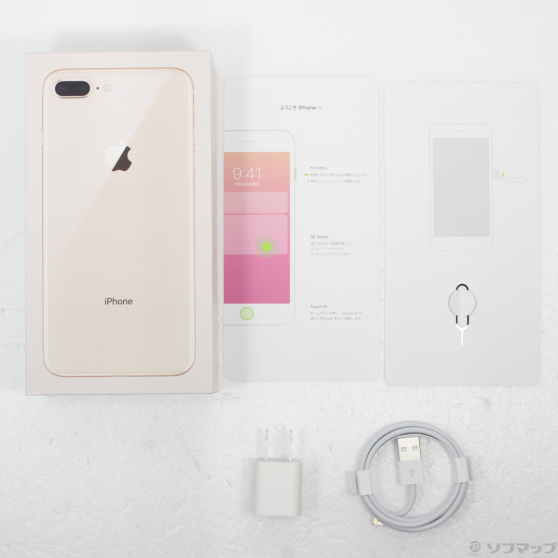 中古】iPhone8 Plus 64GB ゴールド MQ9M2J／A SIMフリー ...