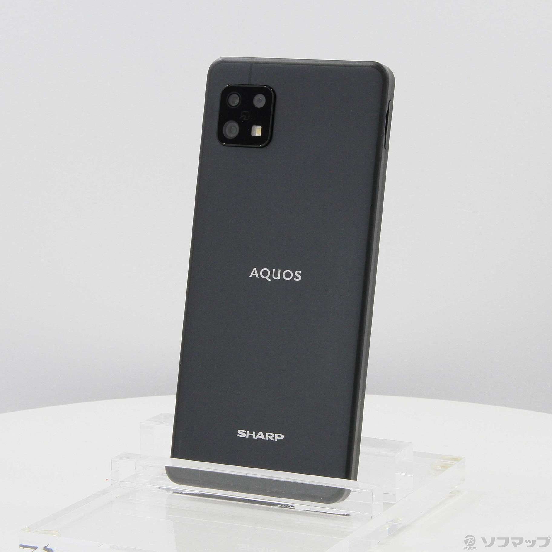 中古】AQUOS sense6 128GB ブラック SH-M19 SIMフリー [2133043237725