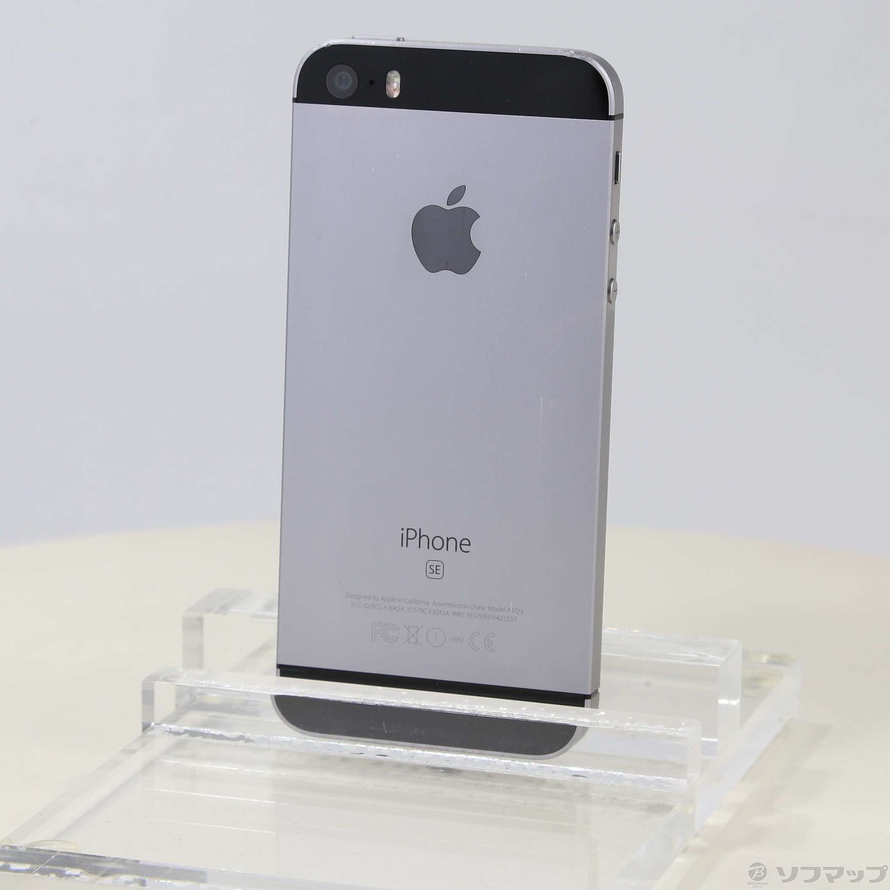 中古】iPhone SE 16GB スペースグレイ MLLN2J／A SIMフリー 