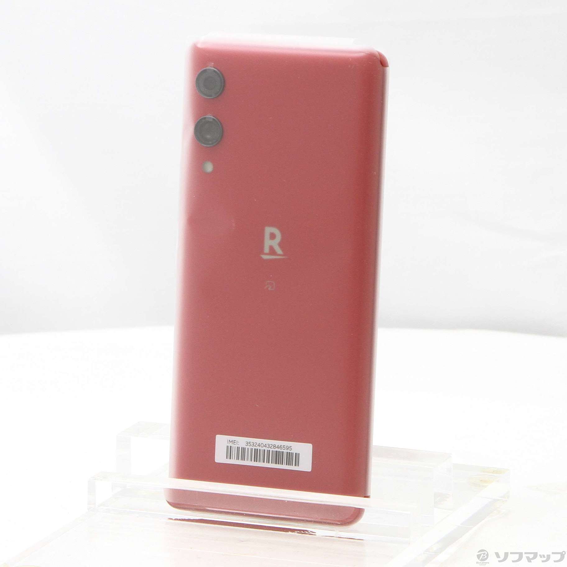 中古】Rakuten Hand 64GB クリムゾンレッド P710 SIMフリー