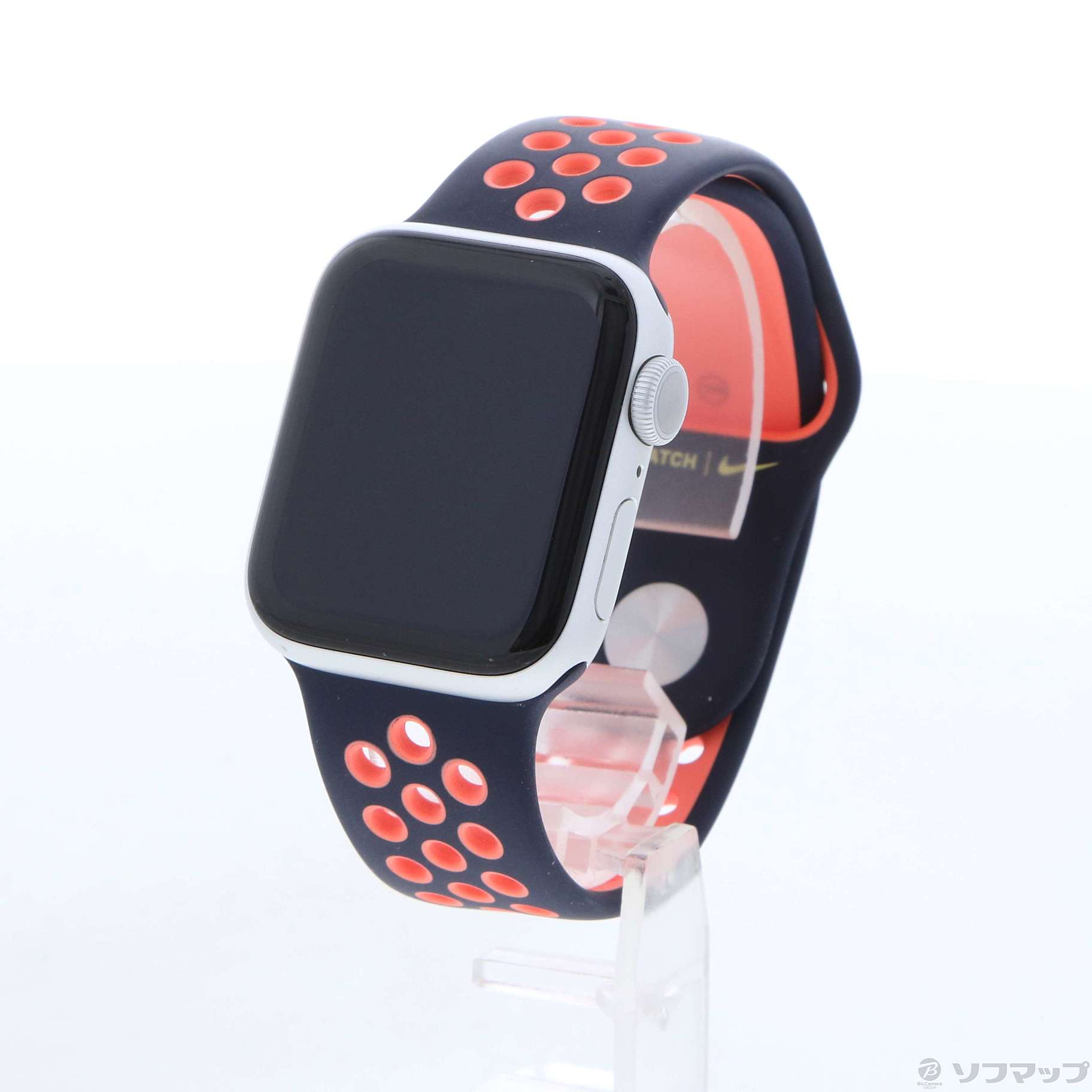 Apple Watch Series 6 Nike GPS 40mm シルバーアルミニウムケース ブルーブラック／ブライトマンゴーNikeスポーツバンド