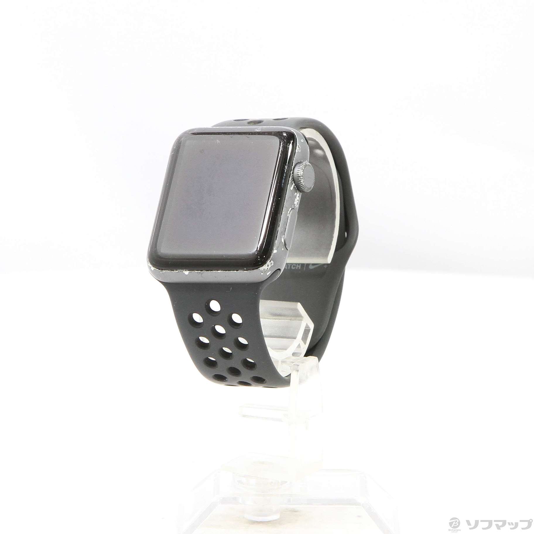 Apple Watch Series 2 Nike+ 42mm スペースグレイアルミニウムケース アンスラサイト／ブラックNikeスポーツバンド