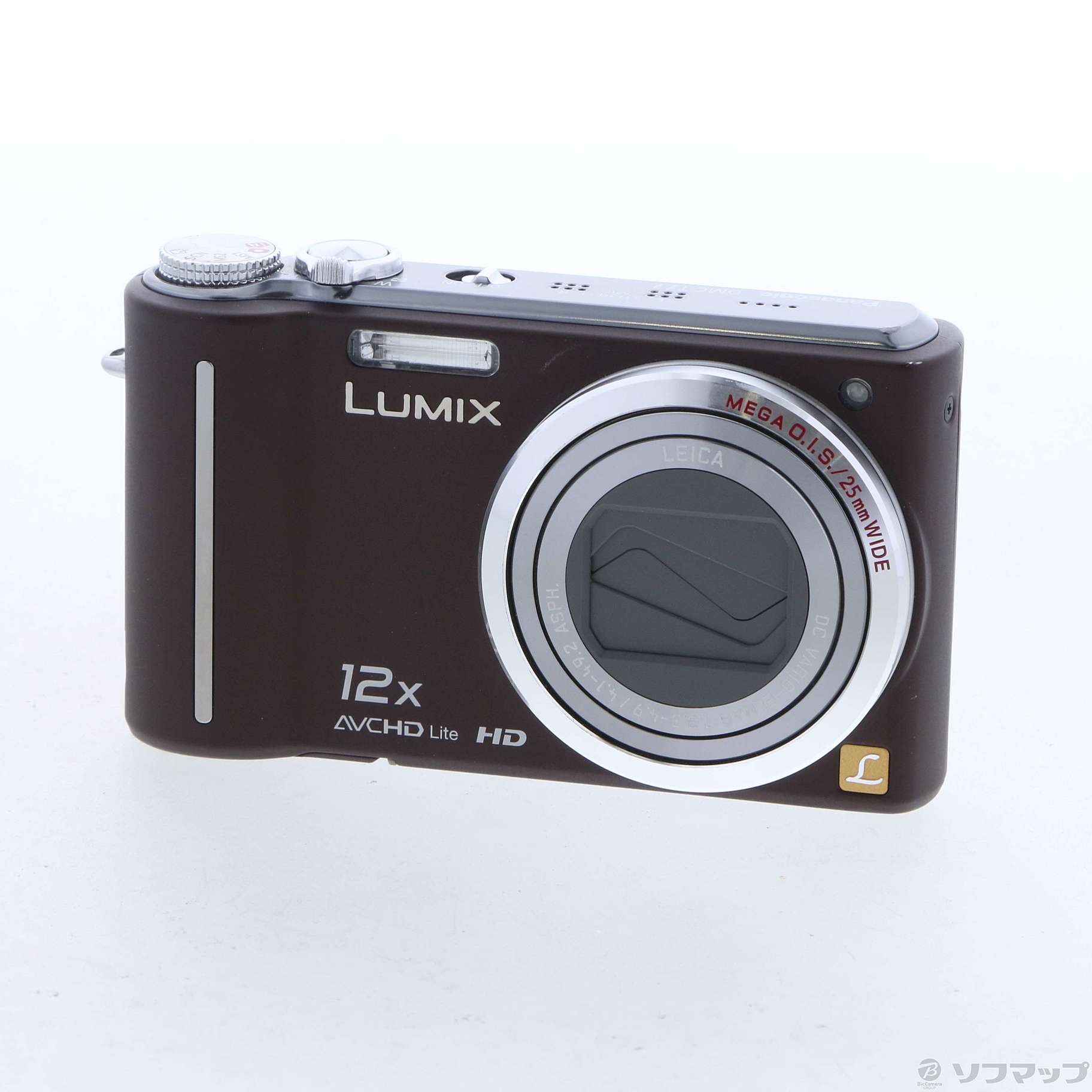 中古】LUMIX DMC-TZ7-T (1010万画素／12倍ズーム／ブラウン