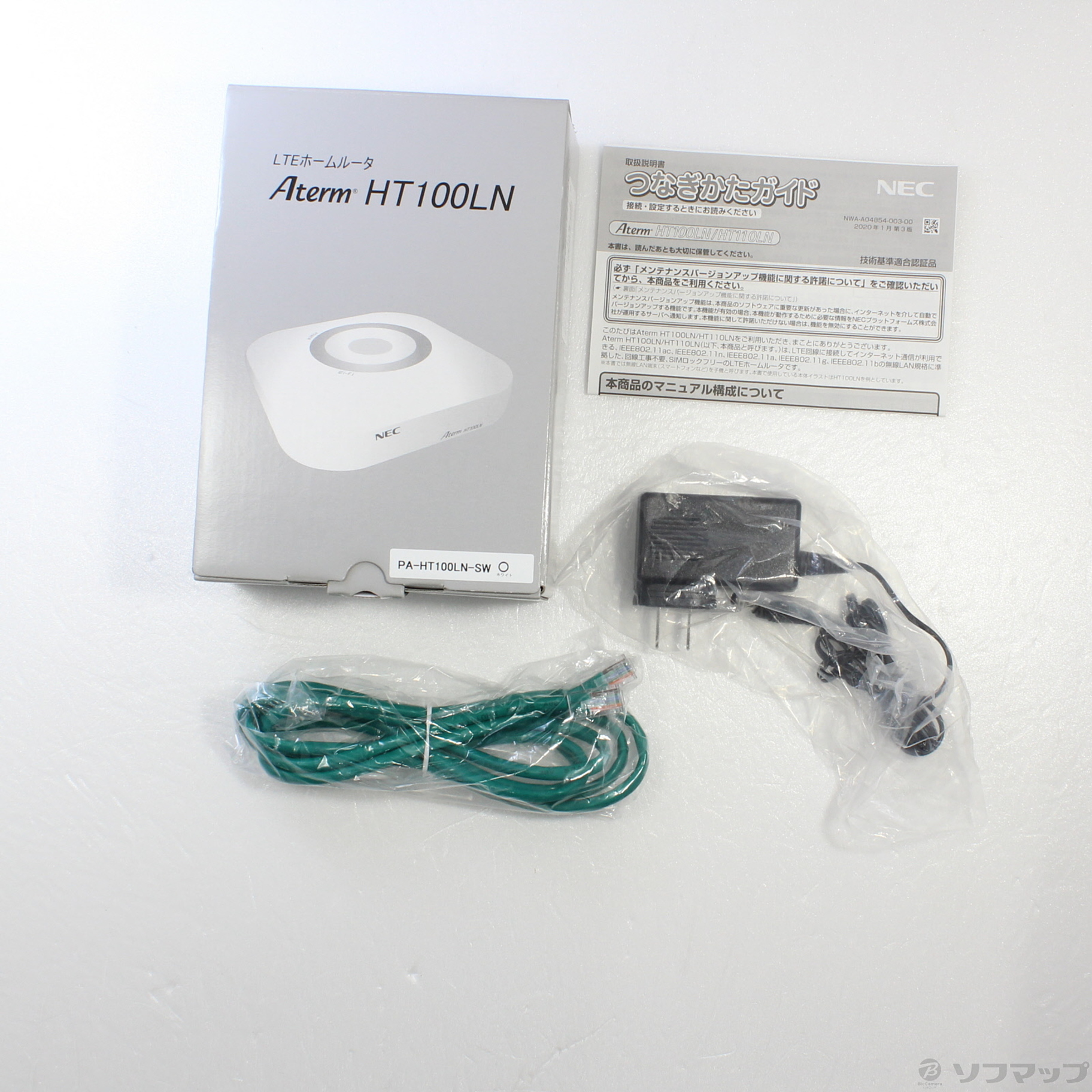 中古】Aterm HT100LN PA-HT100LN-SW ホワイト SIMフリー