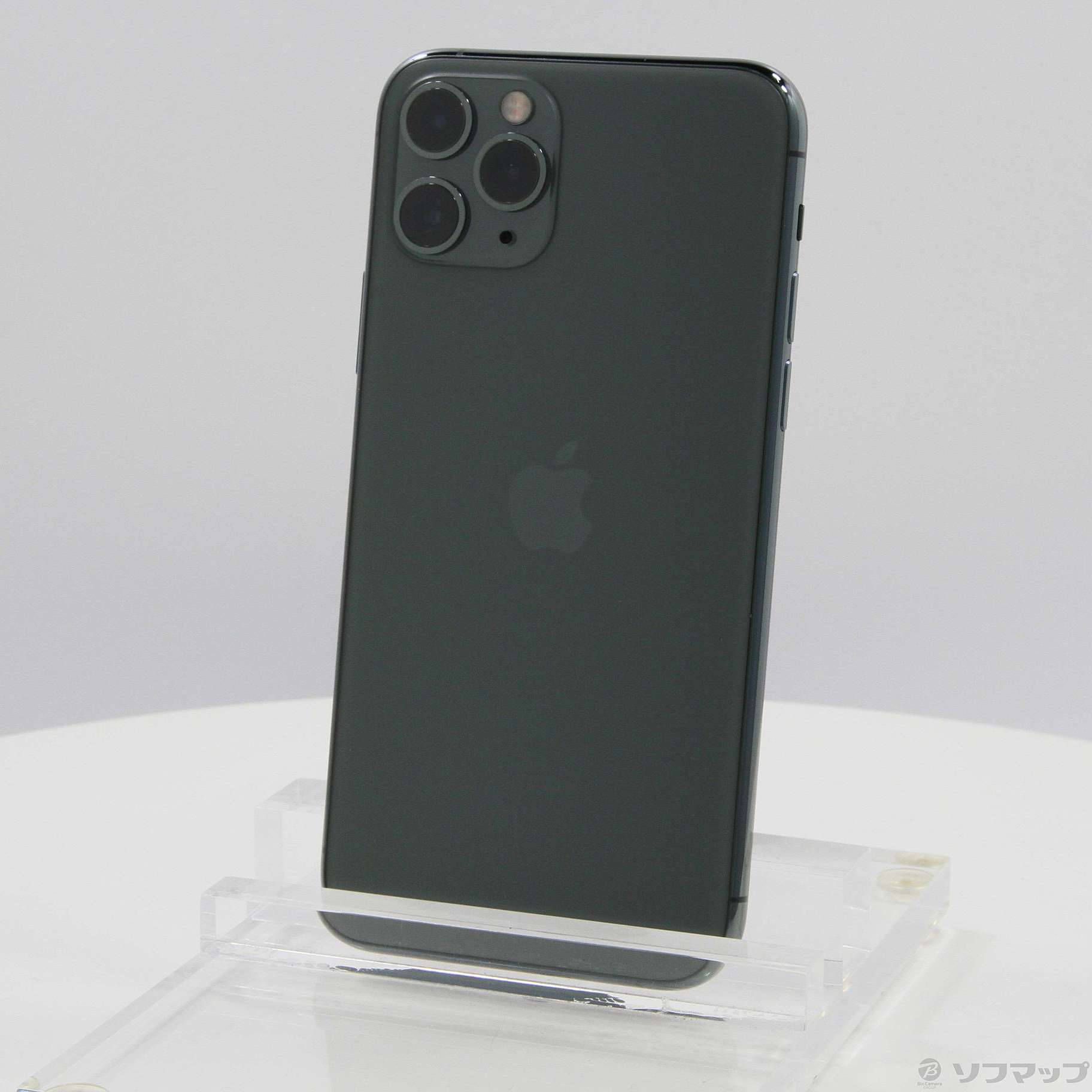 中古】iPhone11 Pro 256GB ミッドナイトグリーン MWCC2J／A SIMフリー