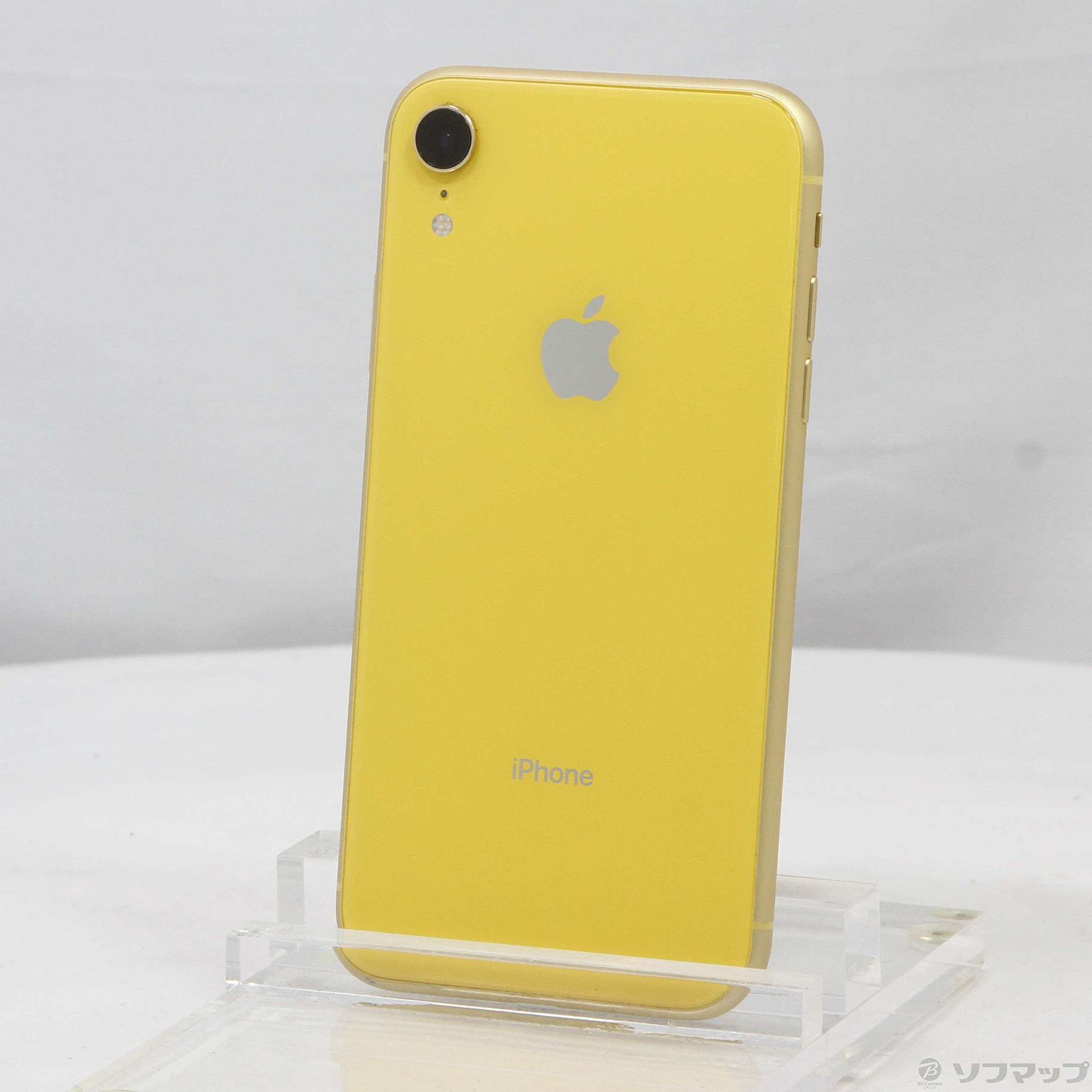 スマートフォン本体美品 simフリー iPhone XR 10R イエロー 黄色 64GB