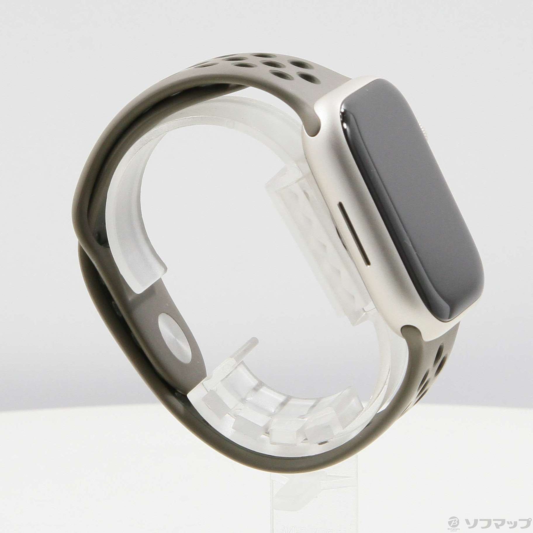 休日限定 【美品】Apple Watch 純正 オリーブグレー カーゴカーキー 