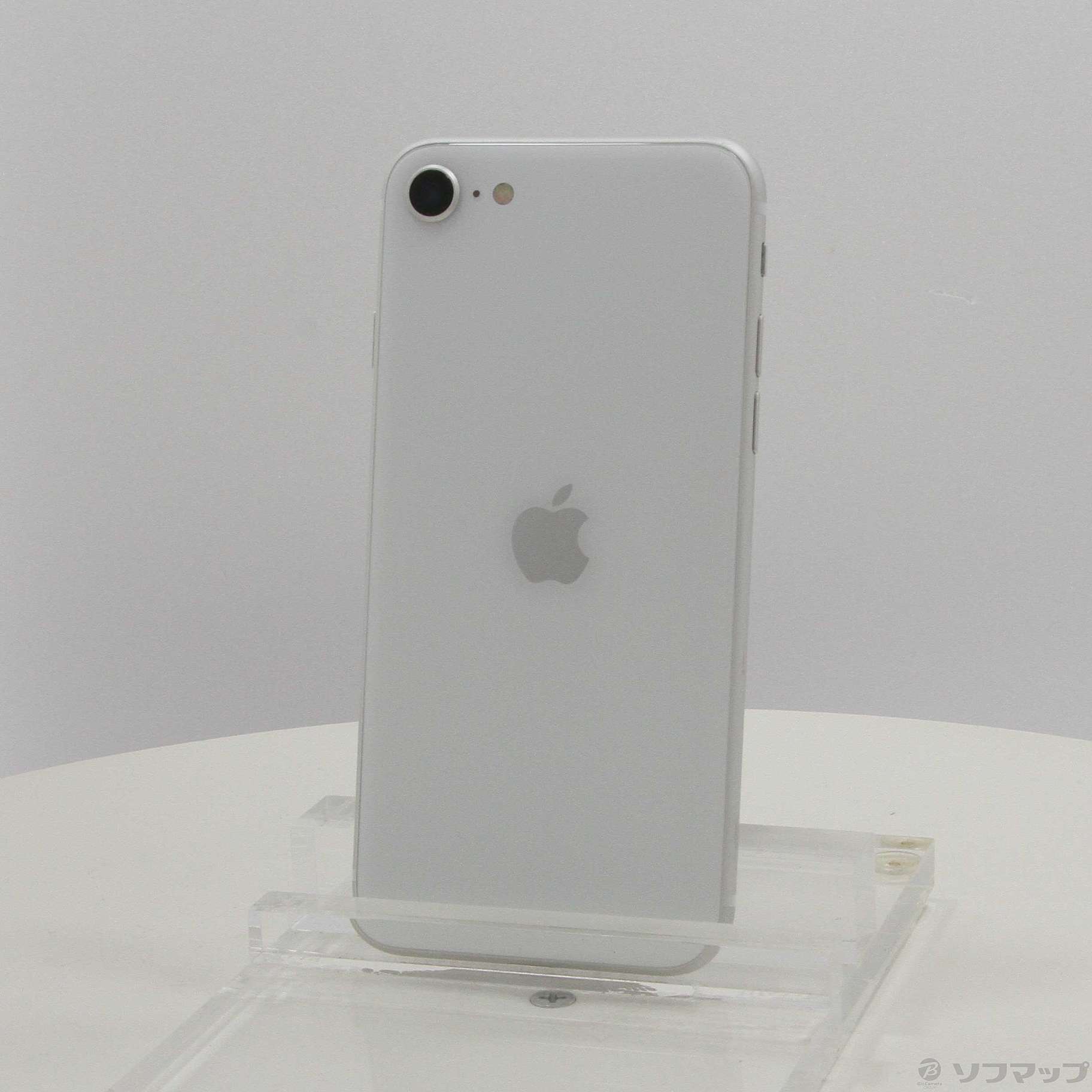 中古】iPhone SE 第2世代 128GB ホワイト MXD12J／A SIMフリー