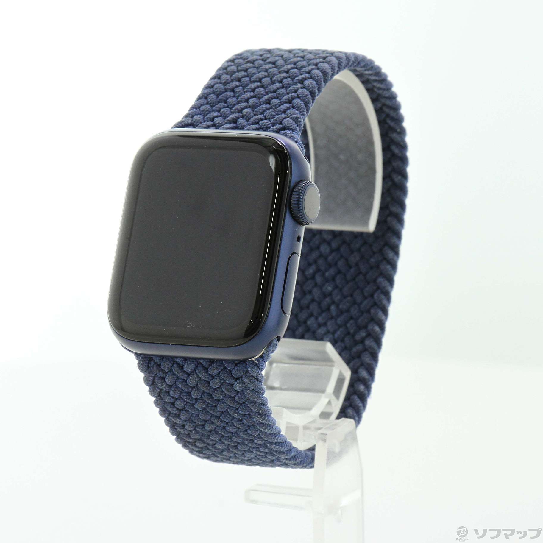 Apple Watch Series 6 GPS 40mm ブルーアルミニウムケース アトランティックブルーブレイデッドソロループ