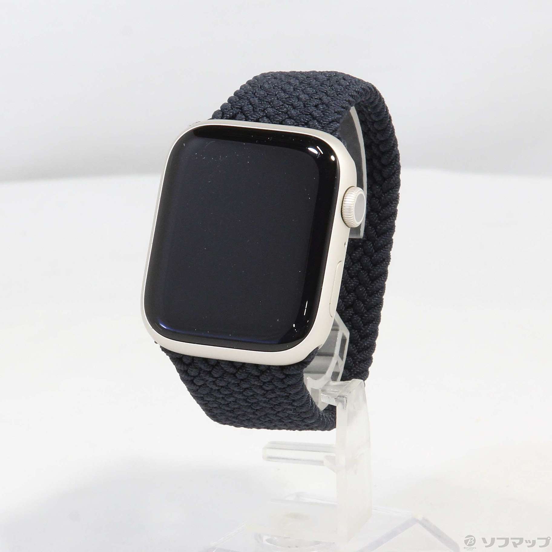 中古】Apple Watch Series 7 GPS 45mm スターライトアルミニウムケース チャコールブレイデッドソロループ  [2133043313719] - リコレ！|ビックカメラグループ ソフマップの中古通販サイト