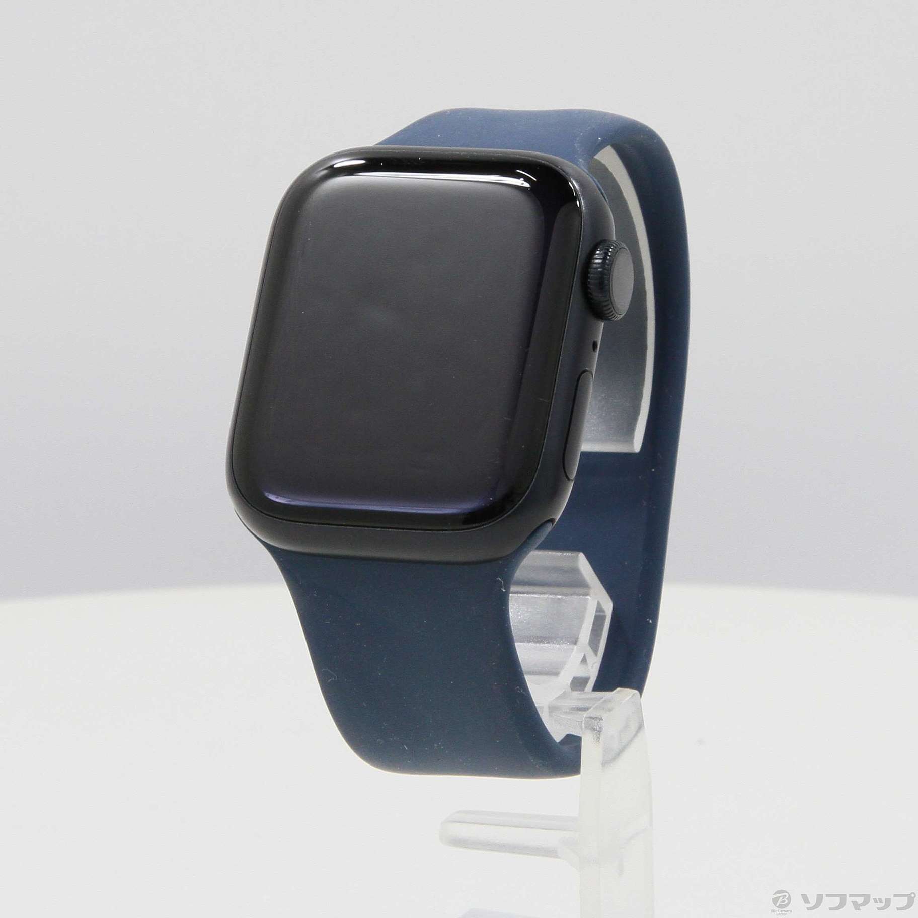 Apple Watch Series 7 GPS 41mm ミッドナイトアルミニウムケース アビスブルーソロループ