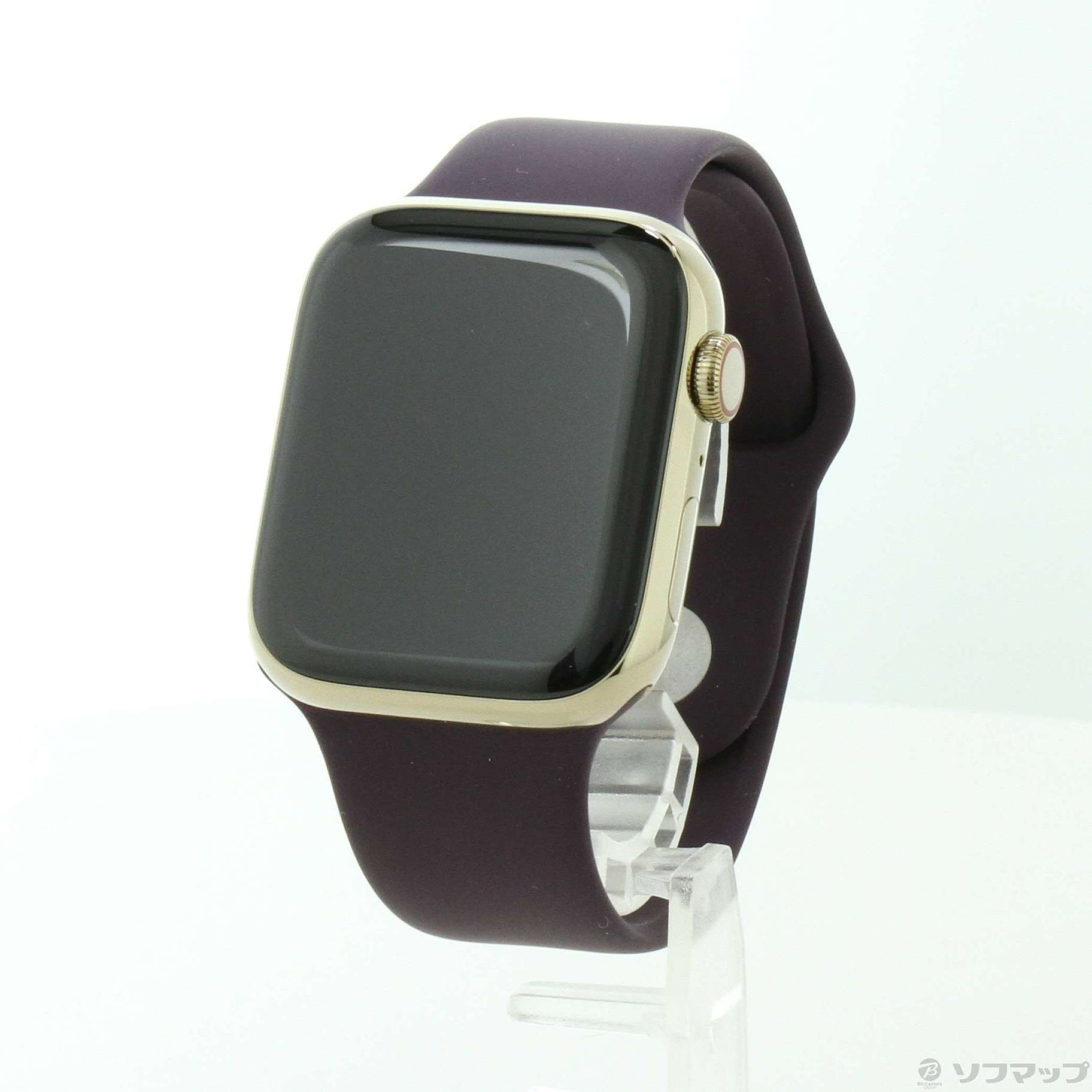 〔展示品〕 Apple Watch Series 7 GPS + Cellular 45mm ゴールドステンレススチールケース  ダークチェリースポーツバンド ◇11/01(火)値下げ！